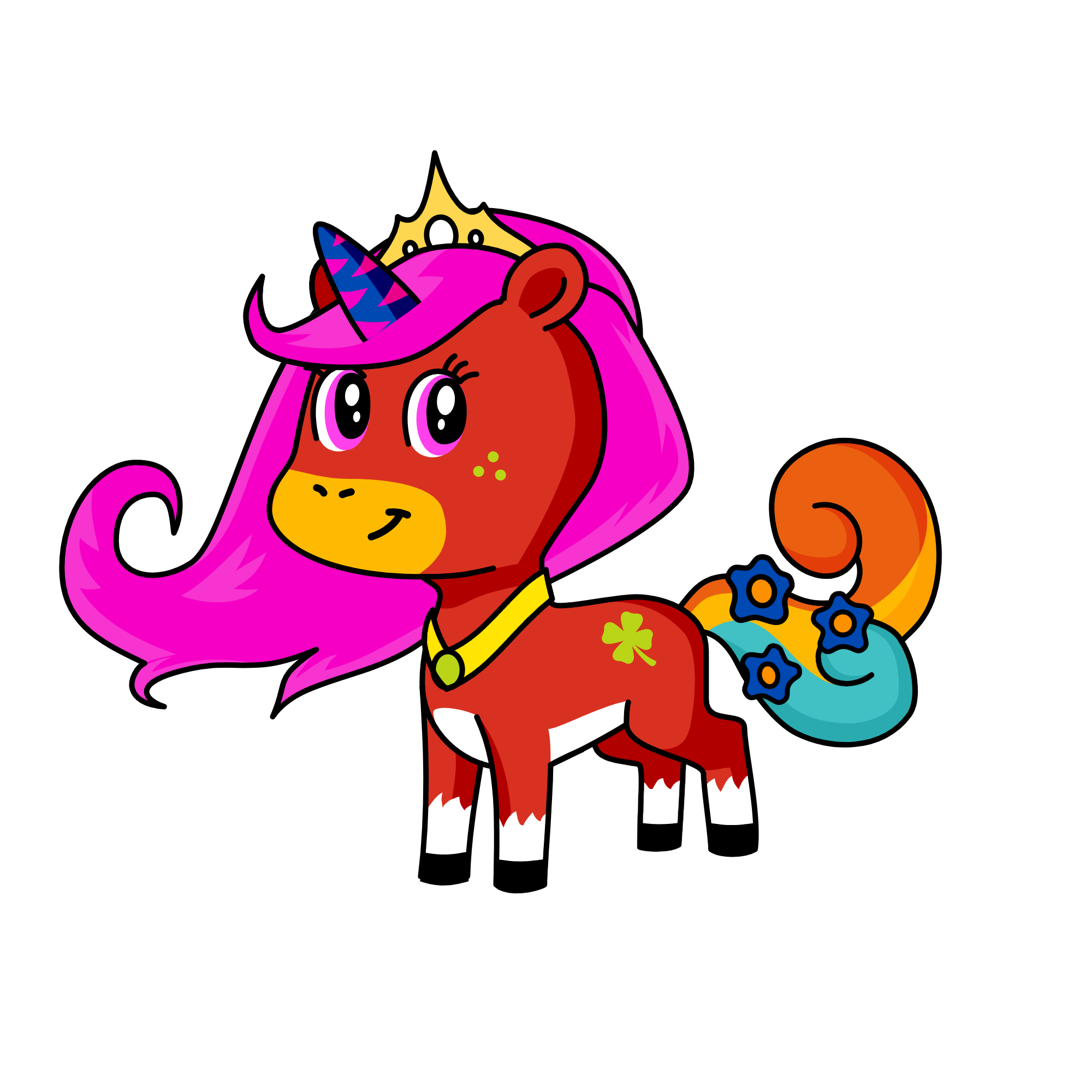 O, the unicorn