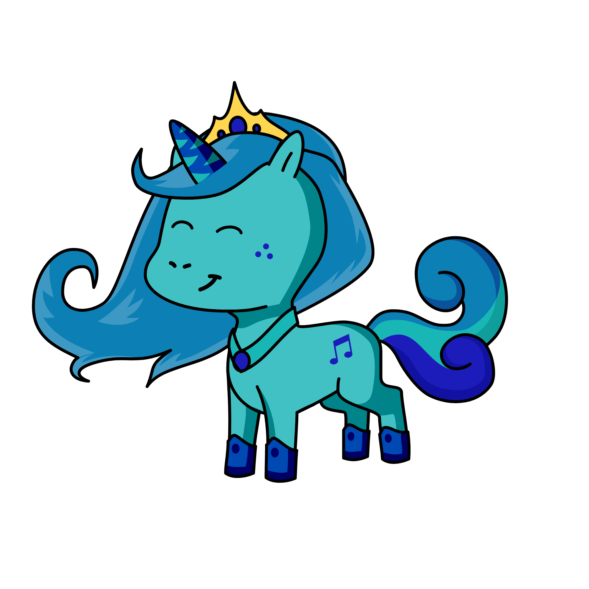 Glacier, the unicorn