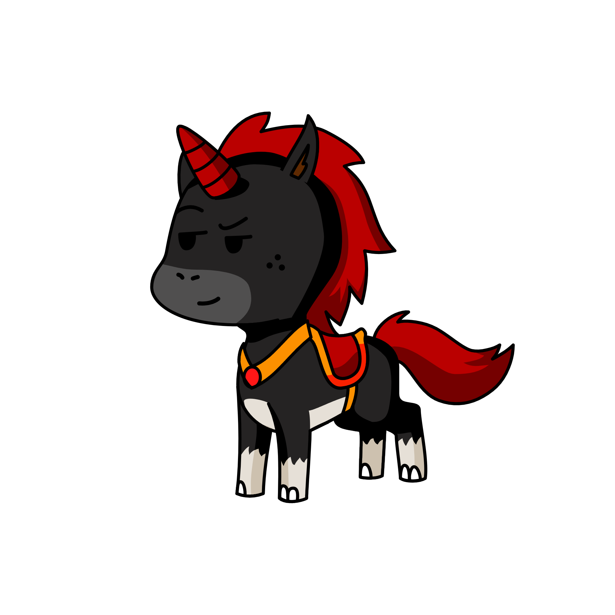 redddd, the unicorn