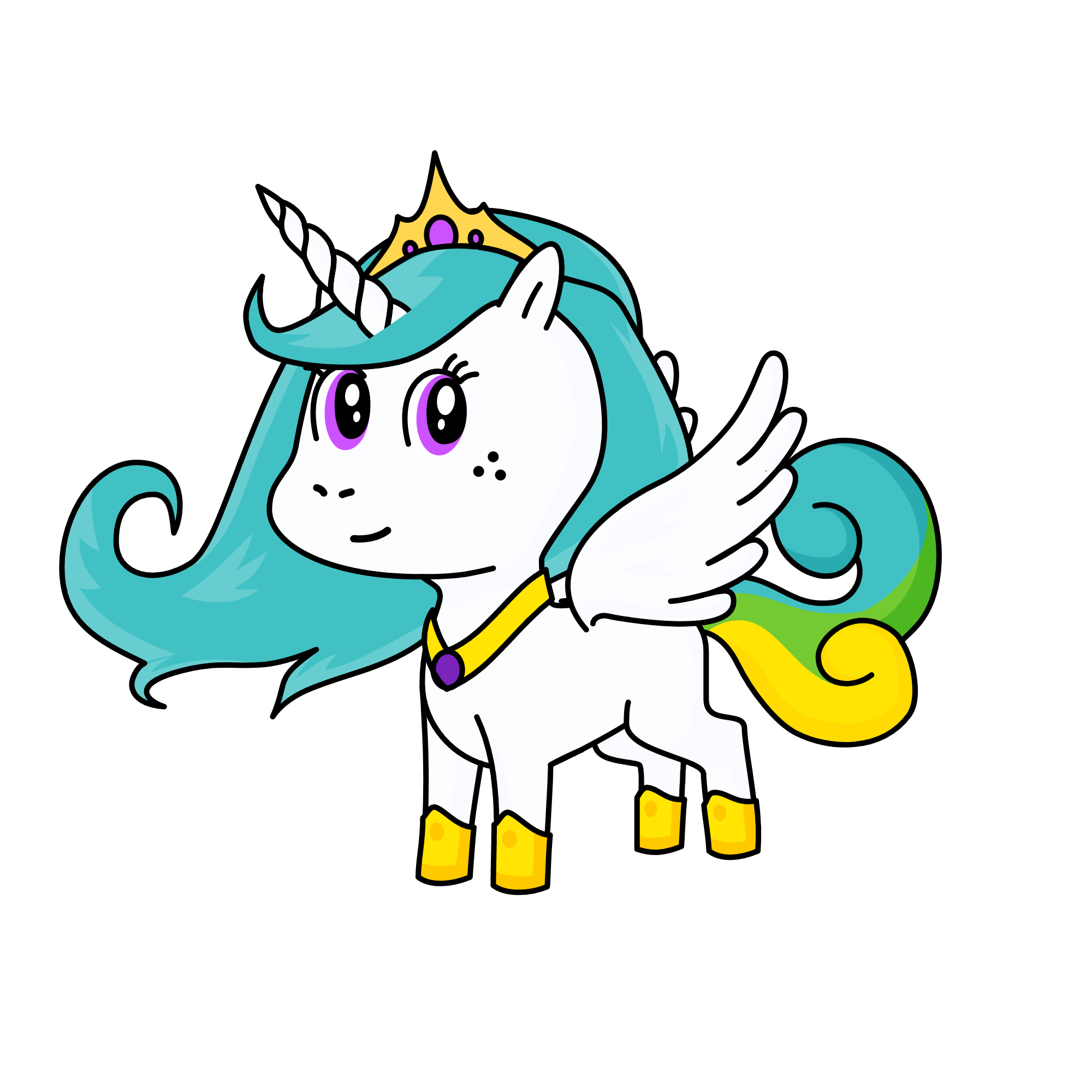 princess celestia , the unicorn
