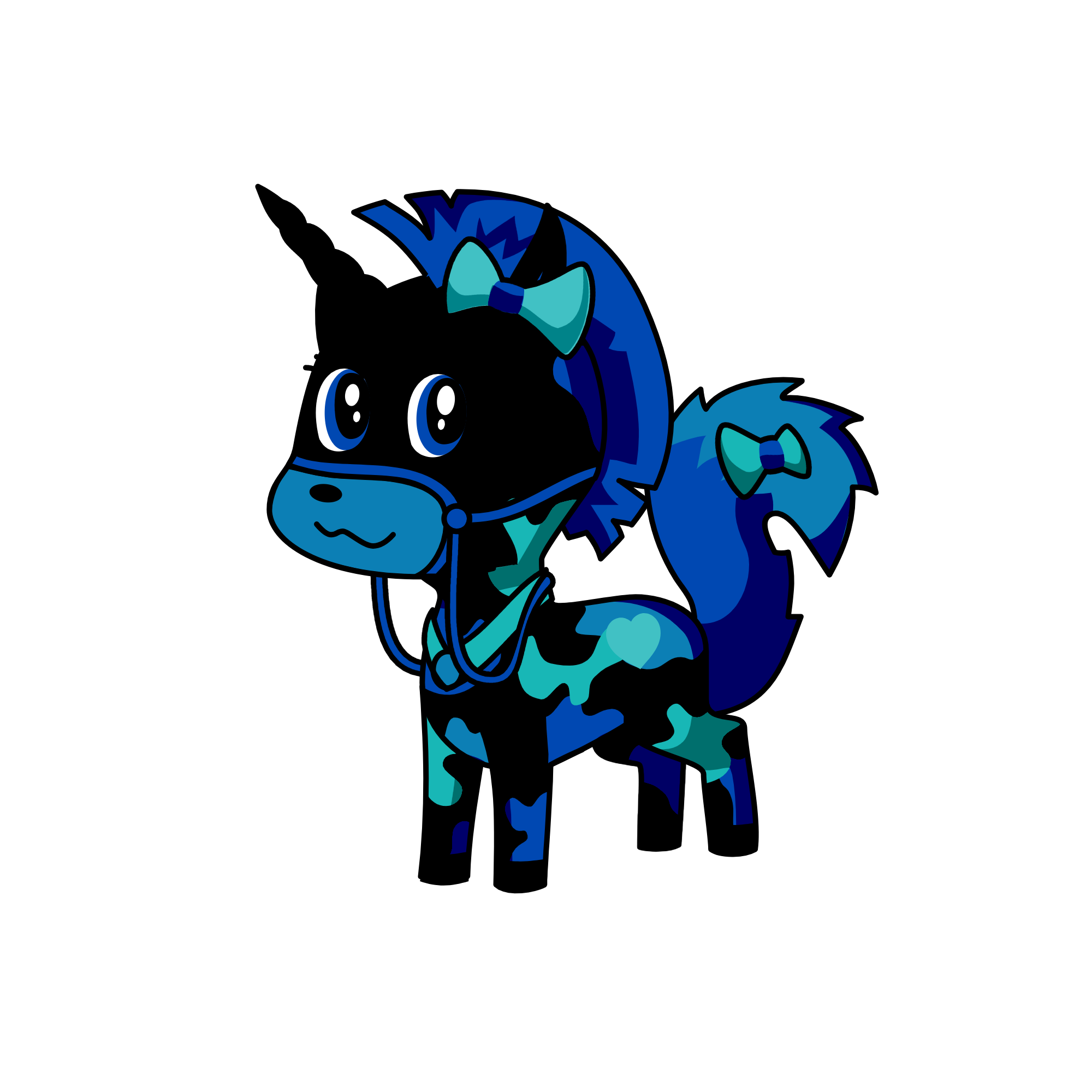 blackie, the unicorn