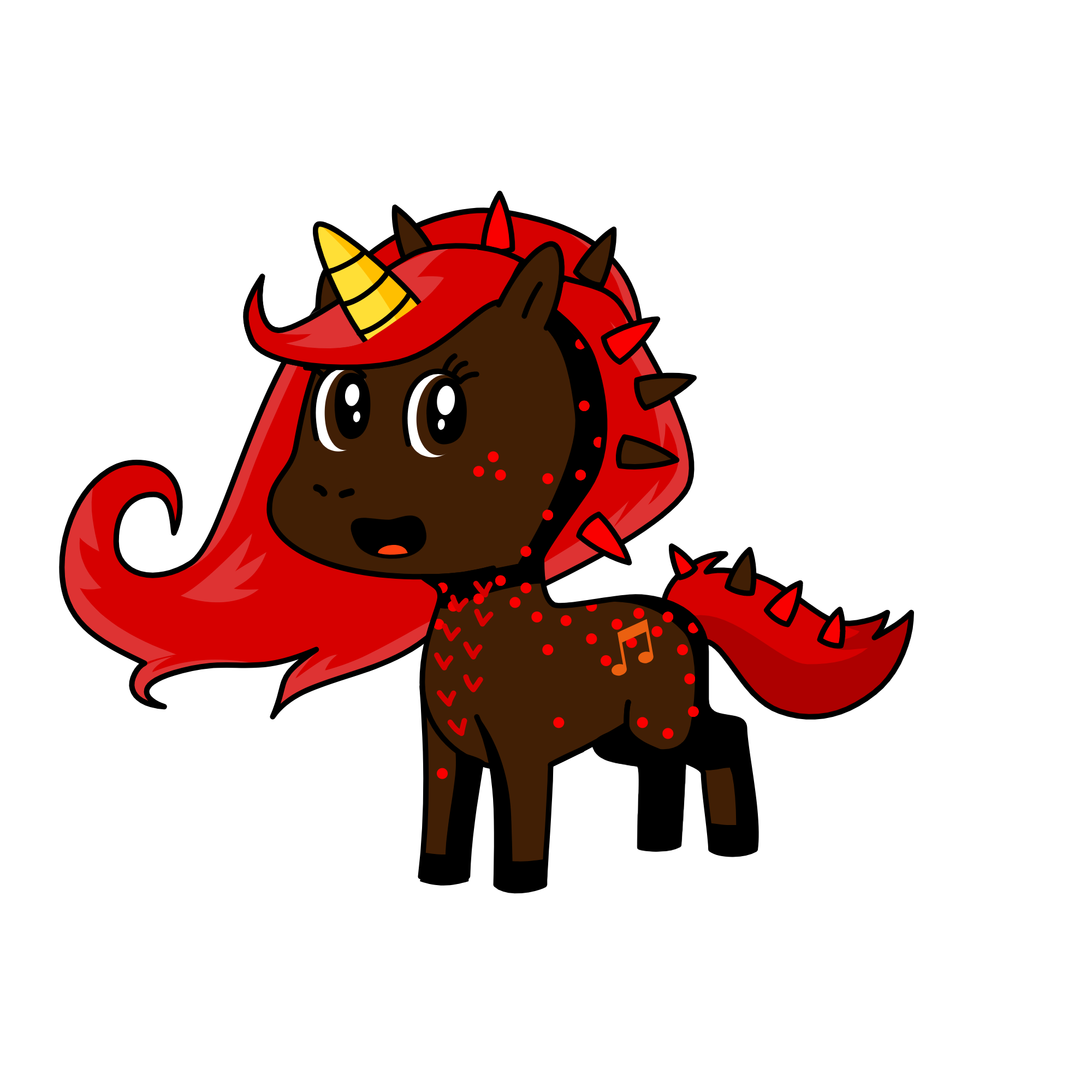 Cherry Choolate, the unicorn