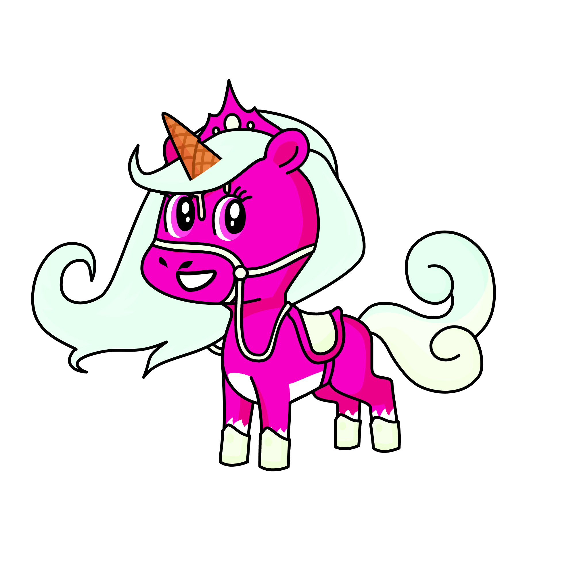 Pinky Witere, the unicorn
