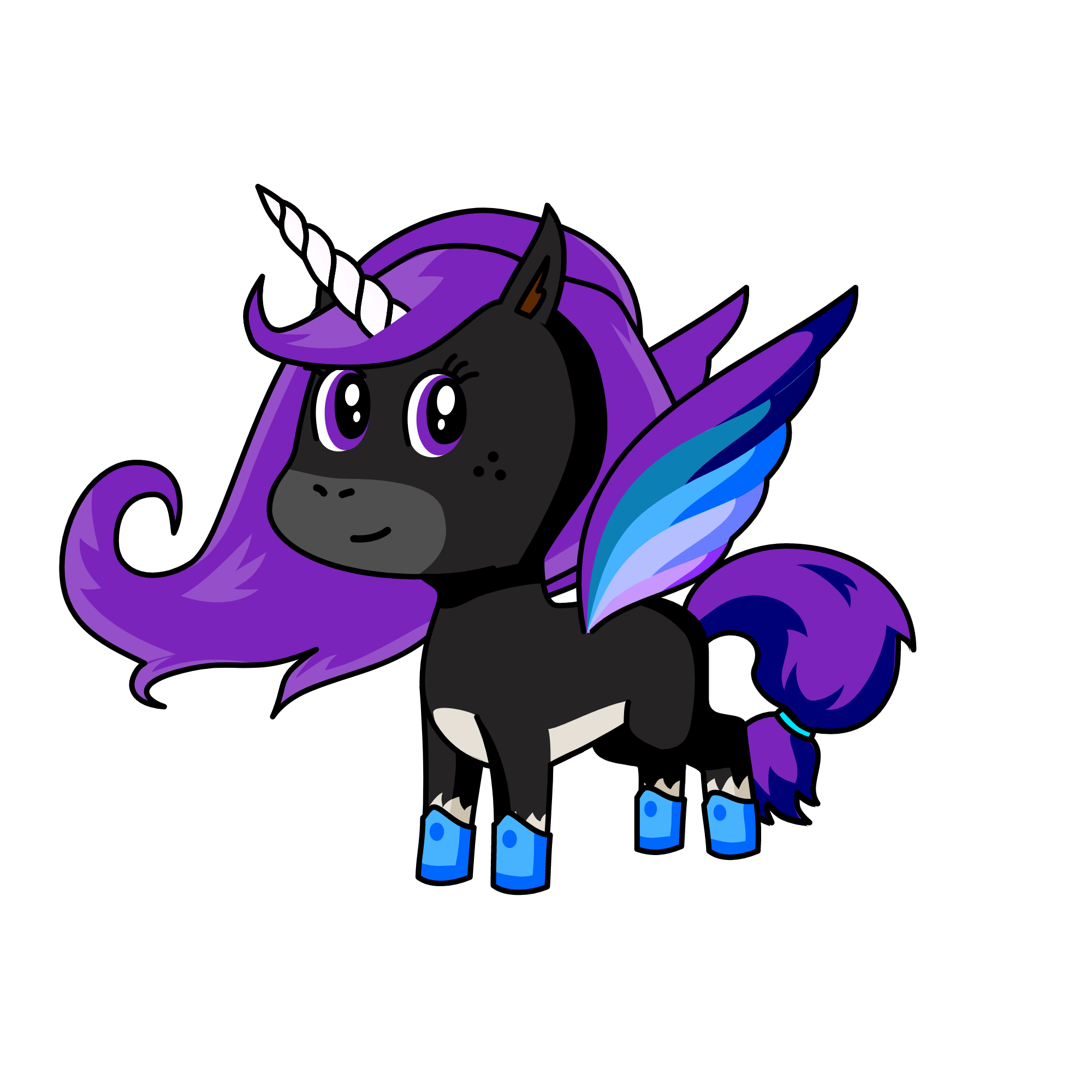 Midnight, the unicorn