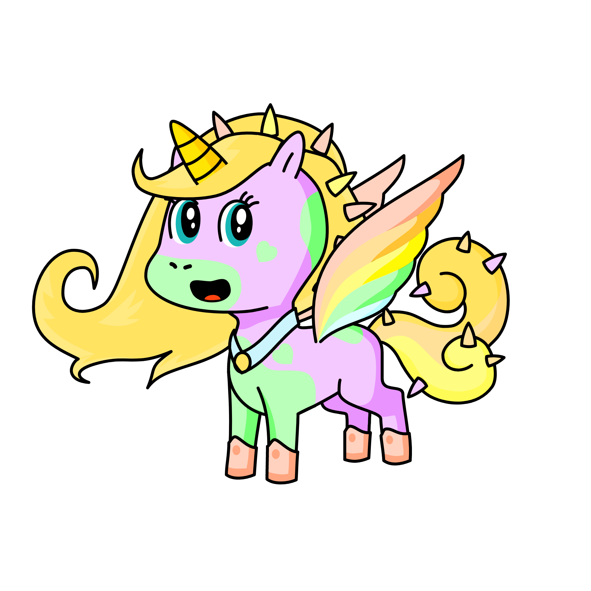 Candance, the unicorn