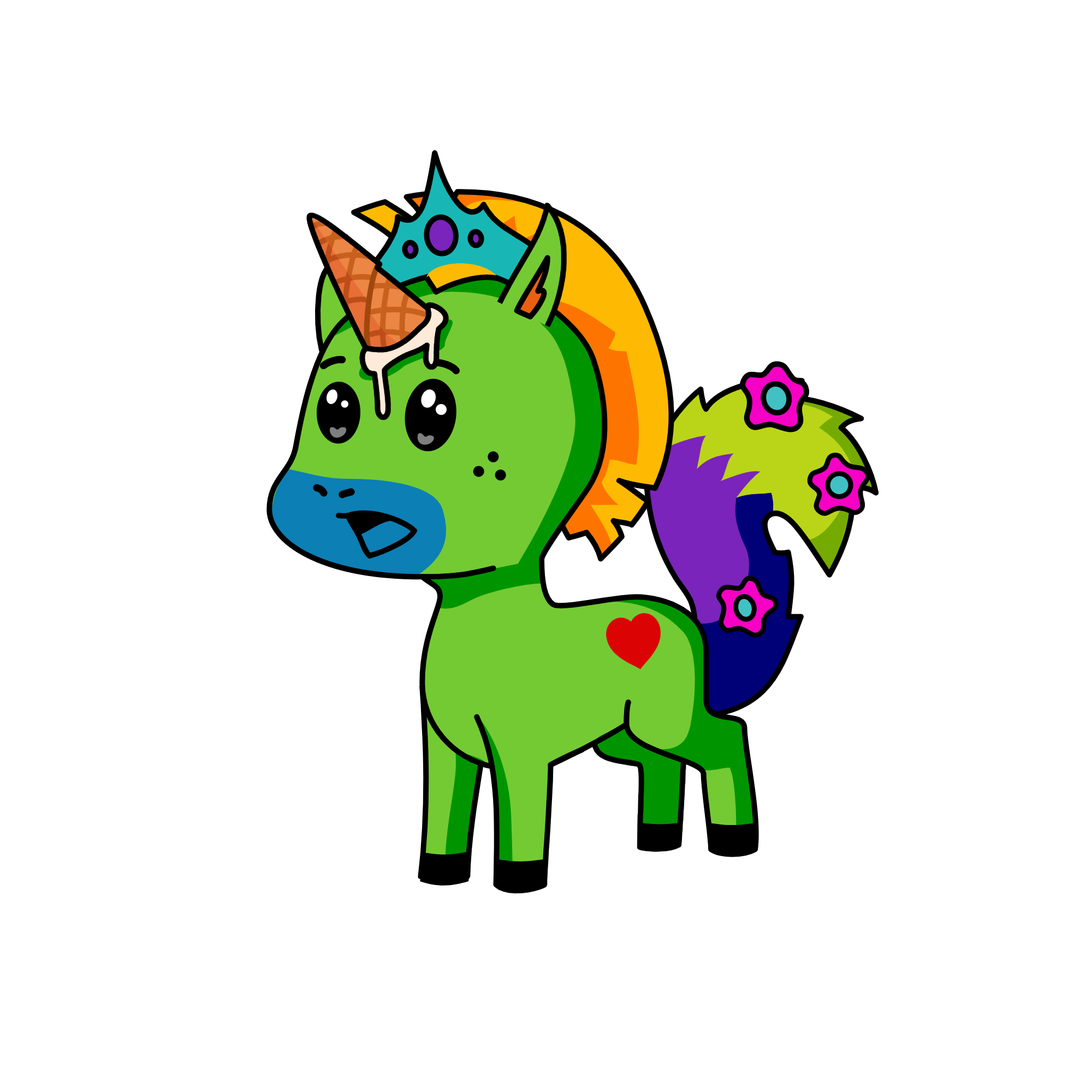 Desert, the unicorn