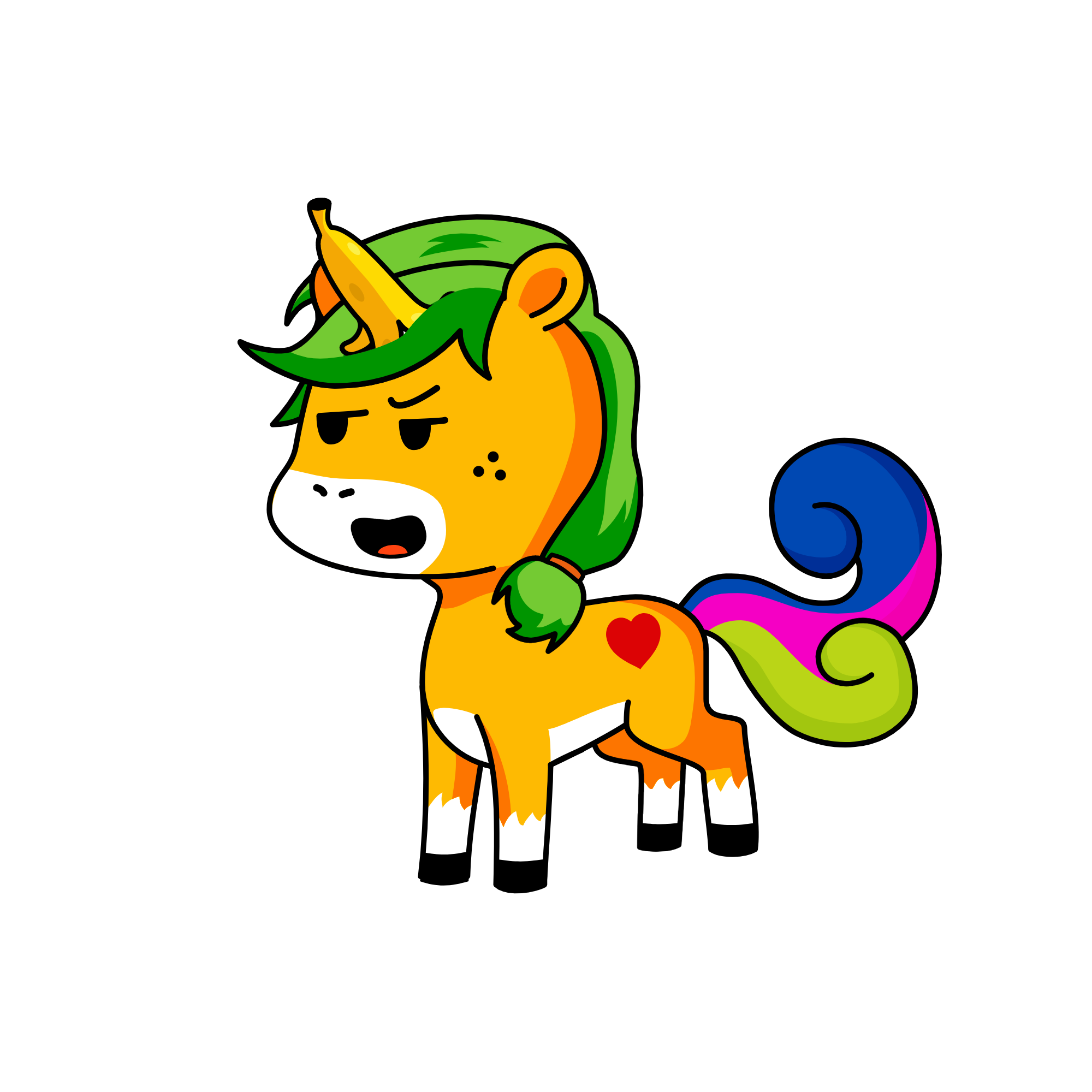 No, the unicorn