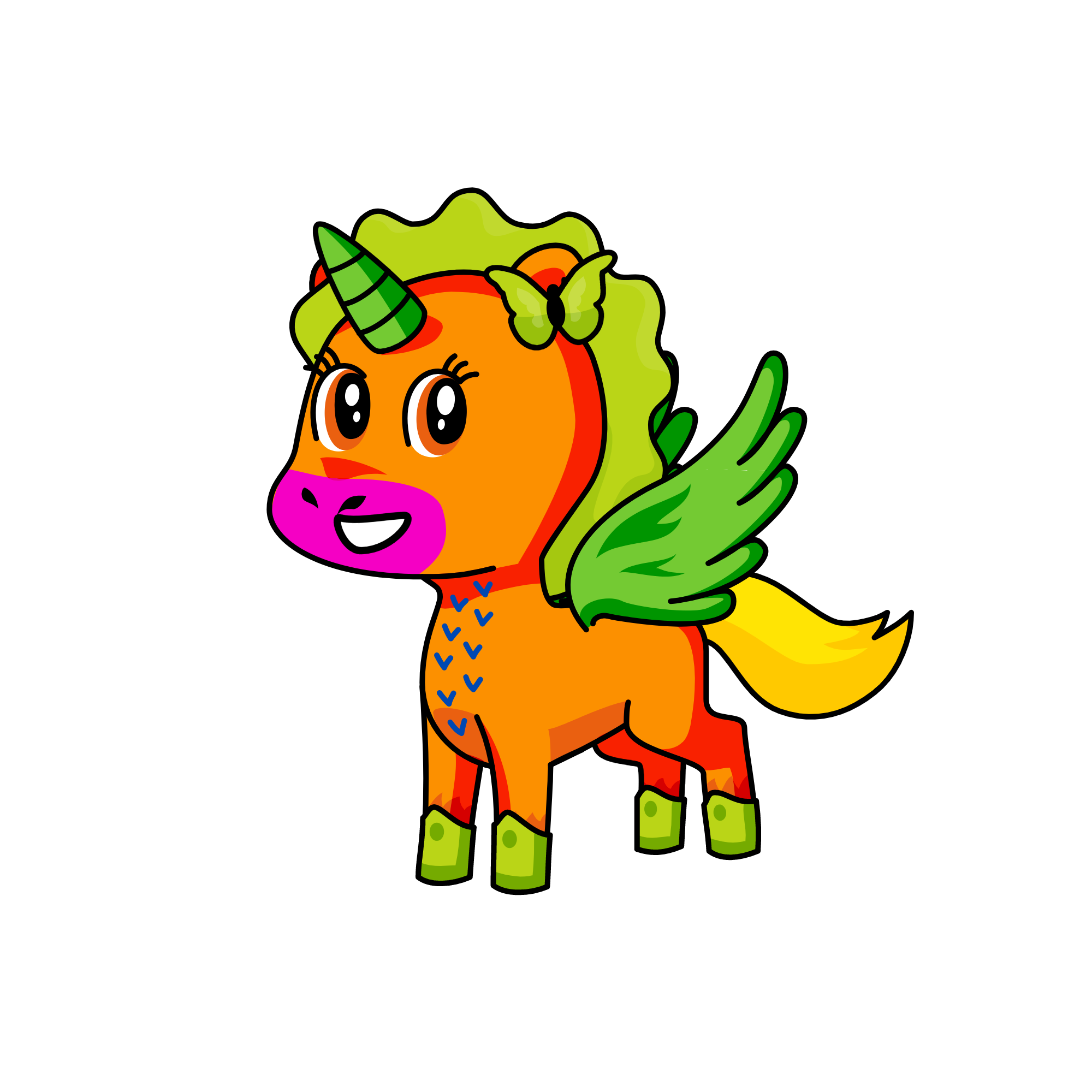 Up, the unicorn