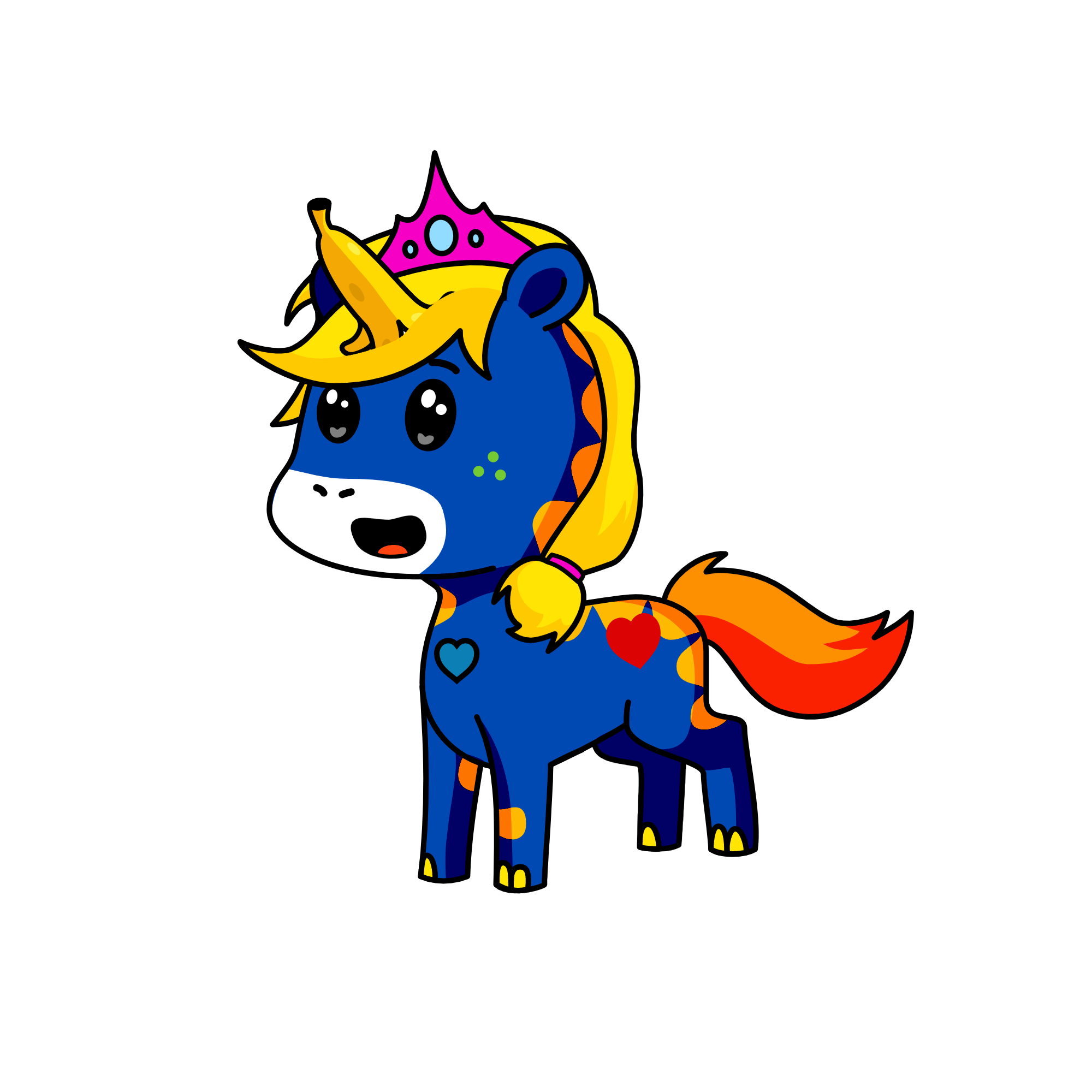 Down, the unicorn