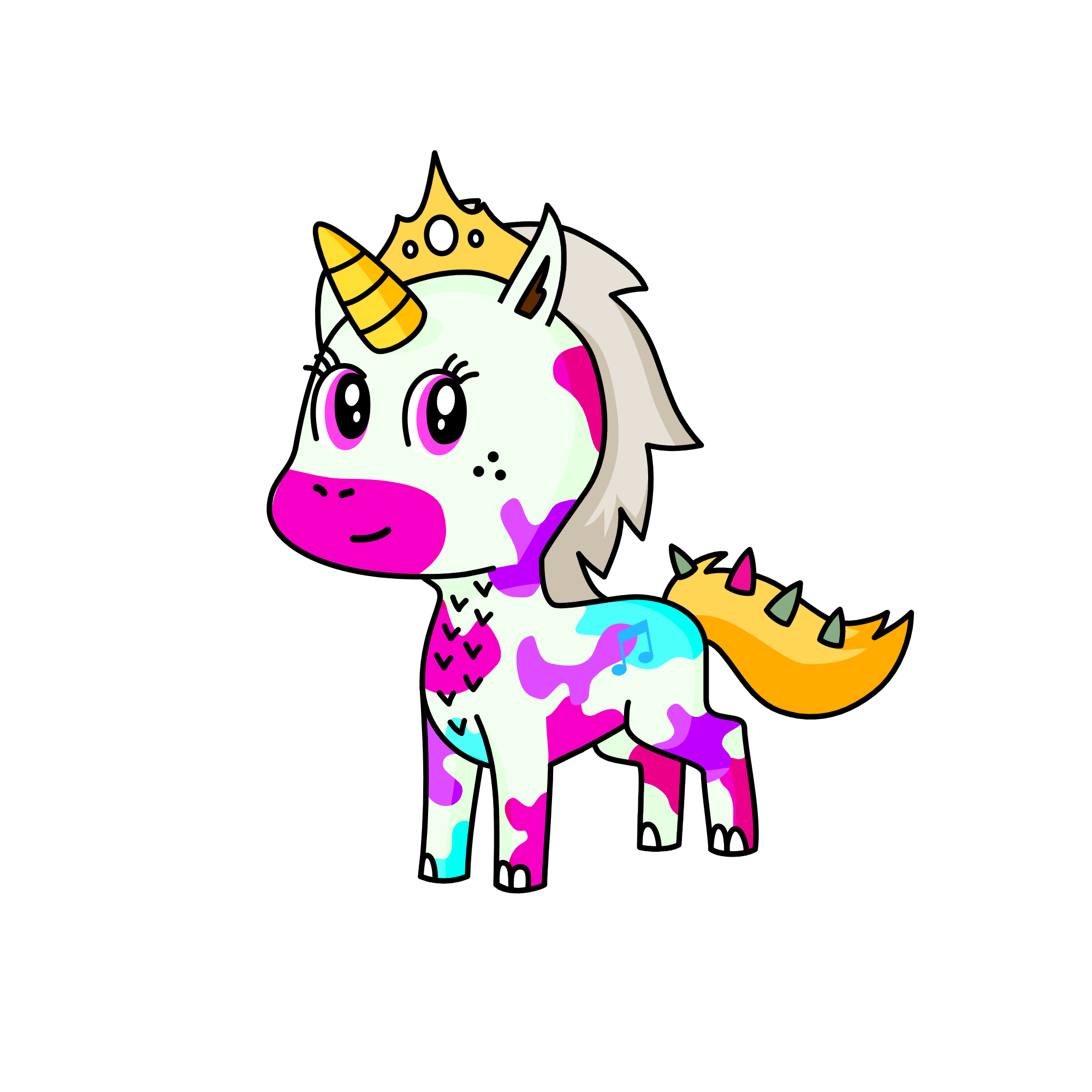 minty, the unicorn