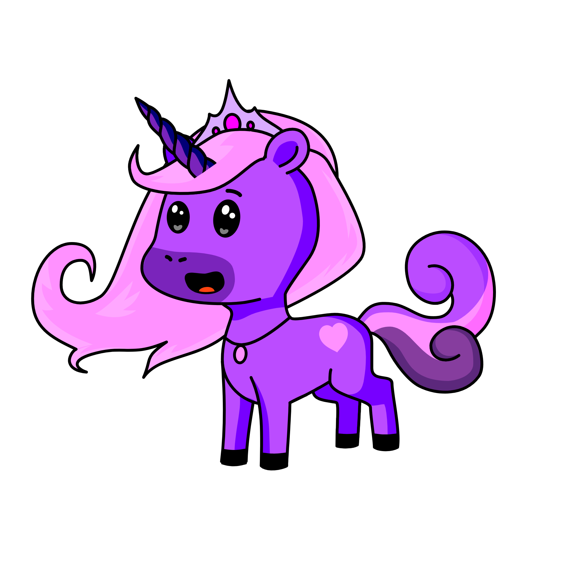 Sparkles, the unicorn