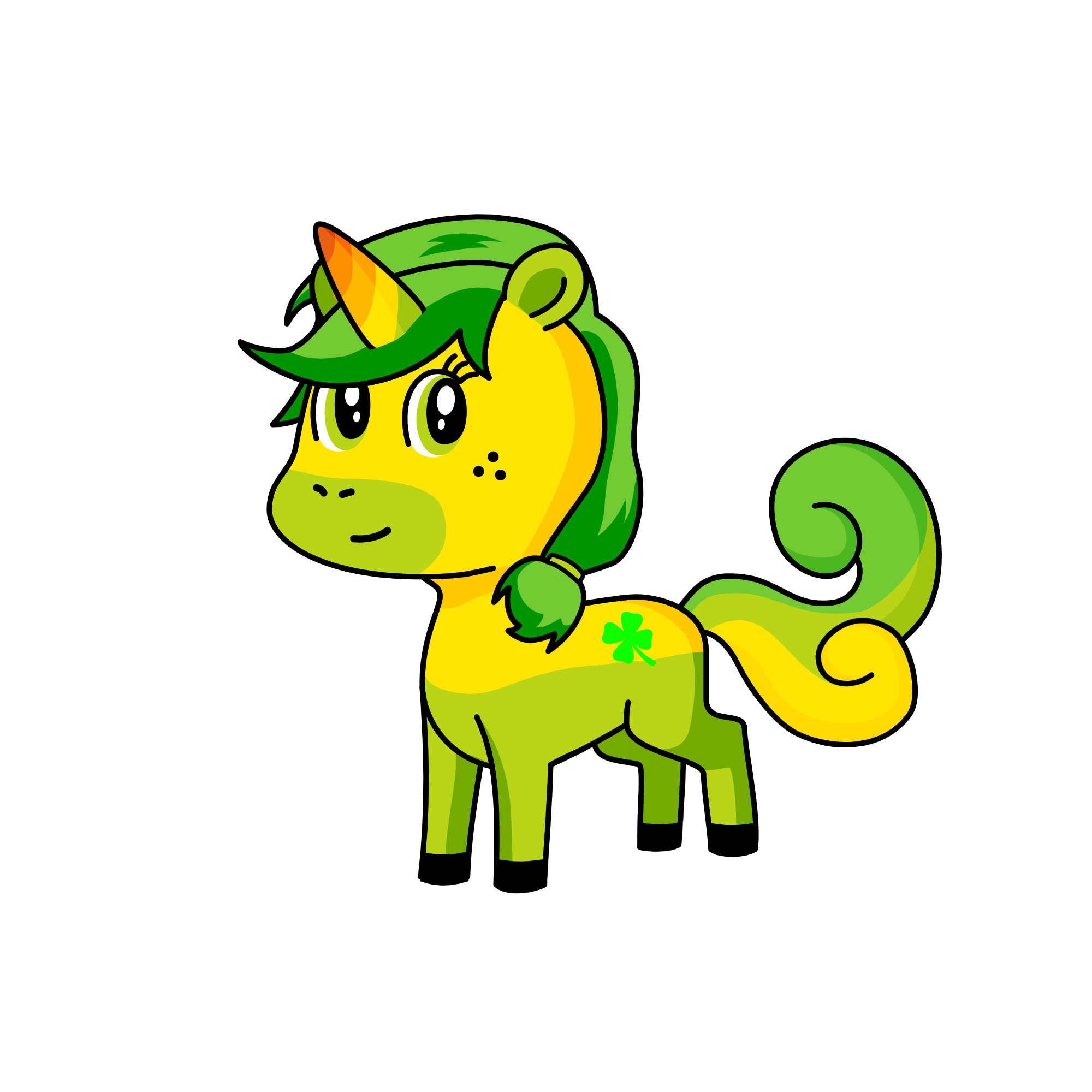 Lucky, the unicorn