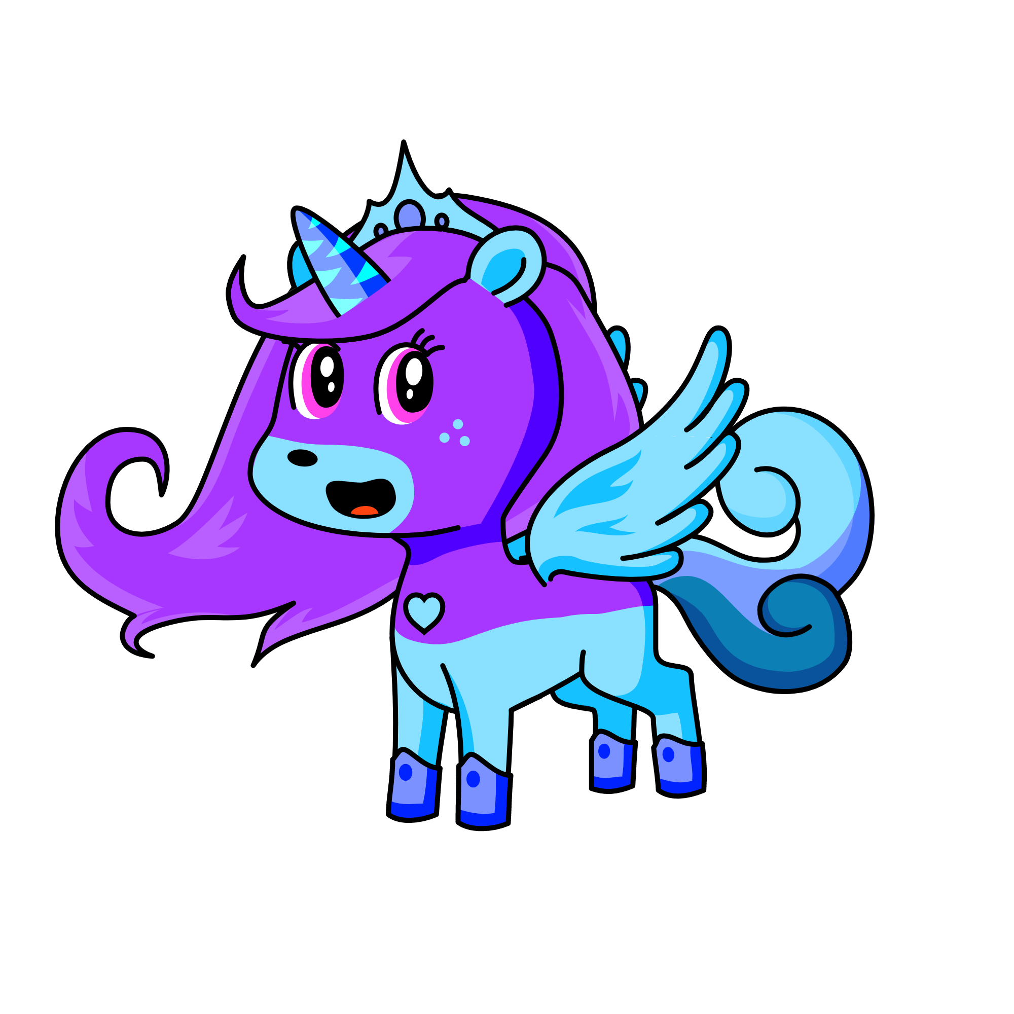 Sky, the unicorn