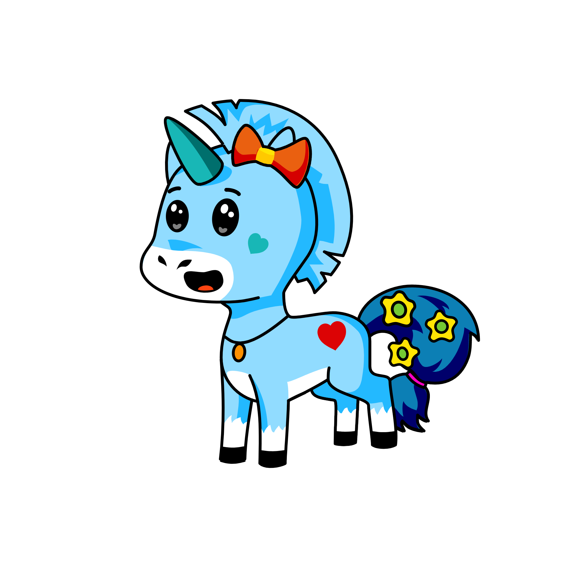 hi, the unicorn