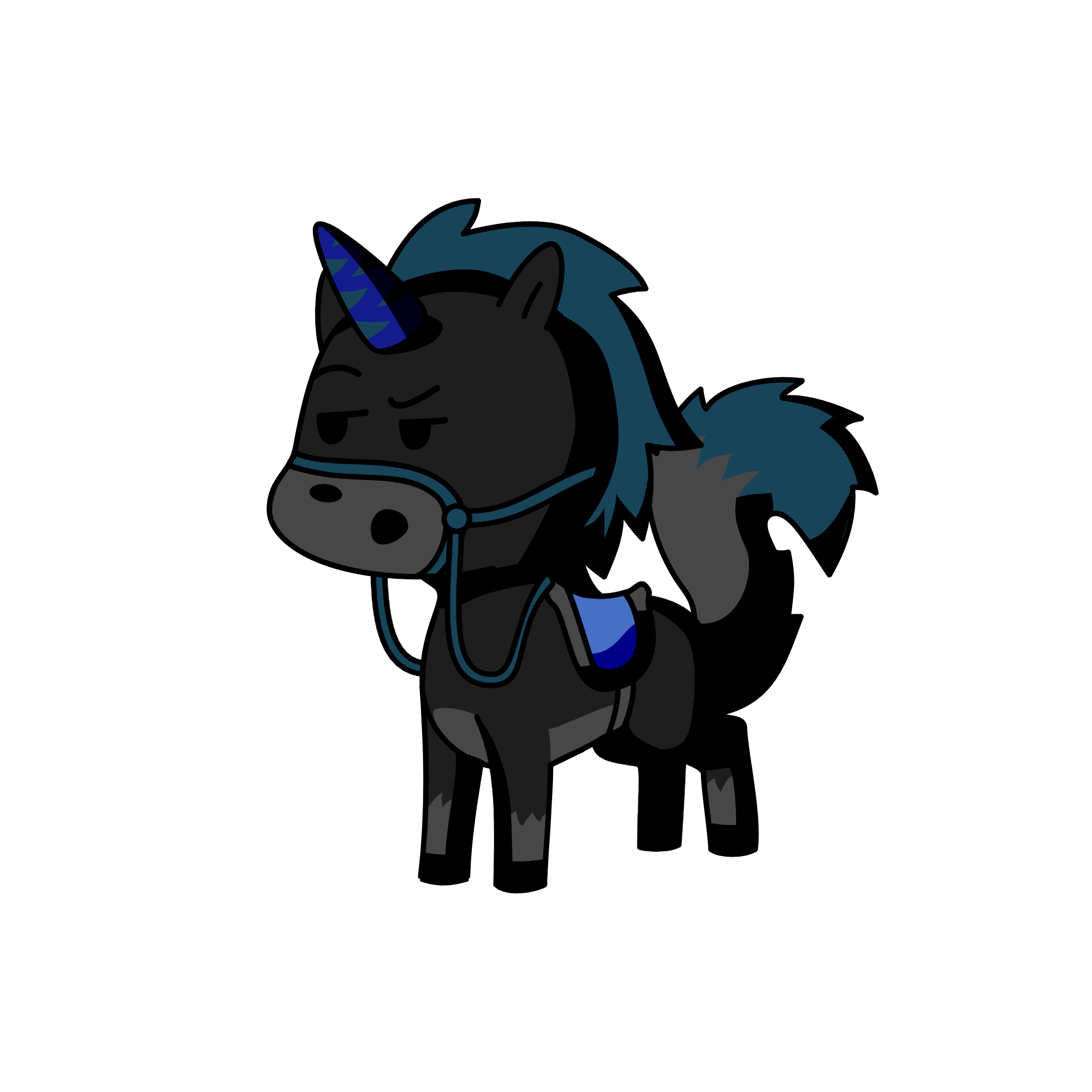 Lunar, the unicorn