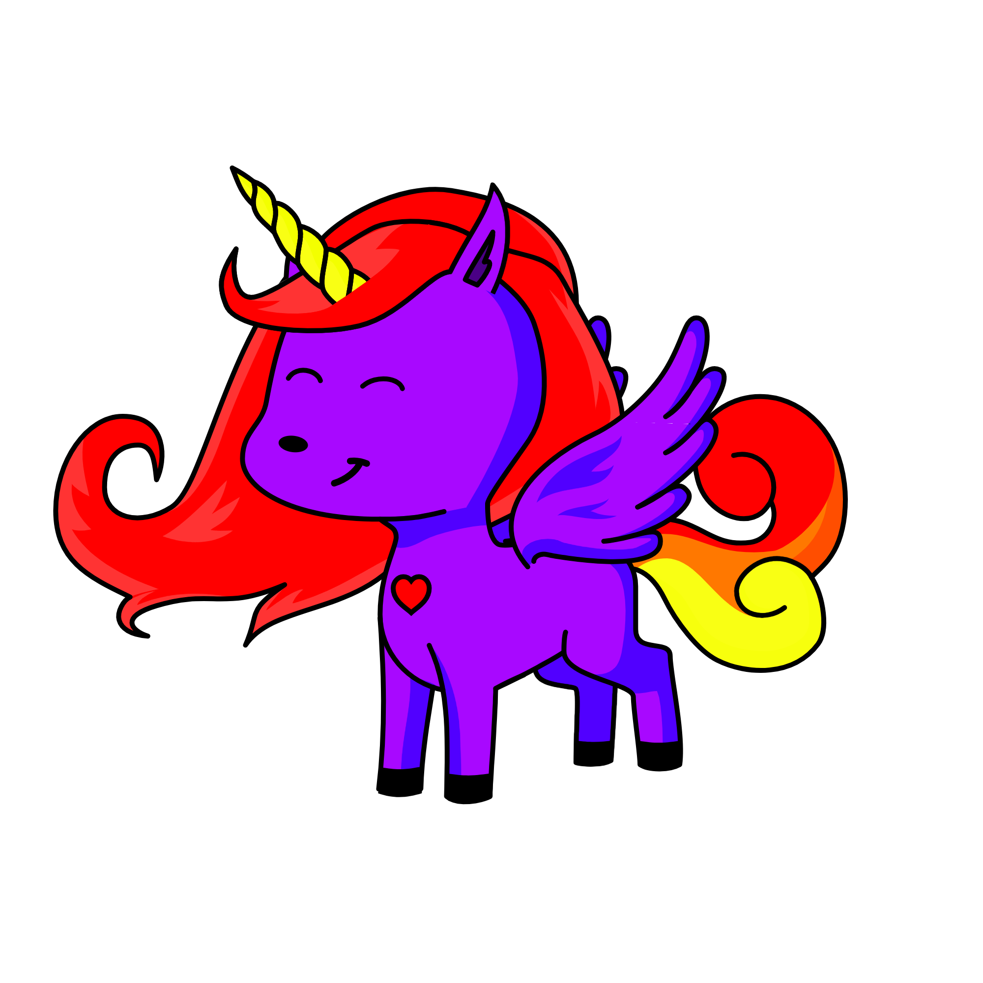 Cornify with wings💸👼, the unicorn