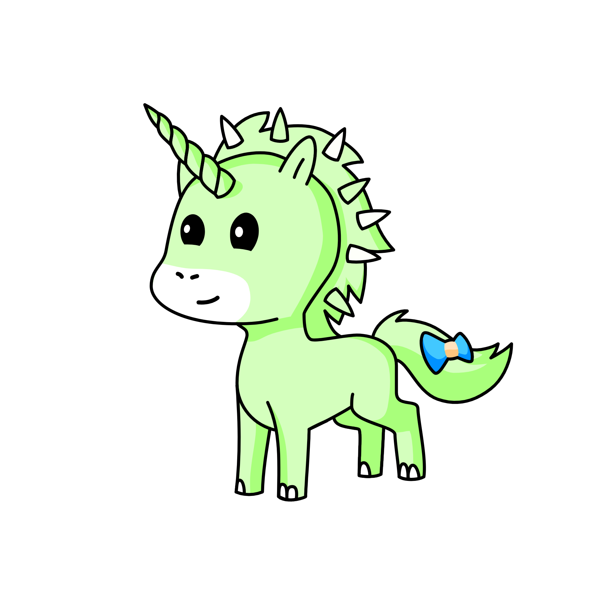 Moss, the unicorn