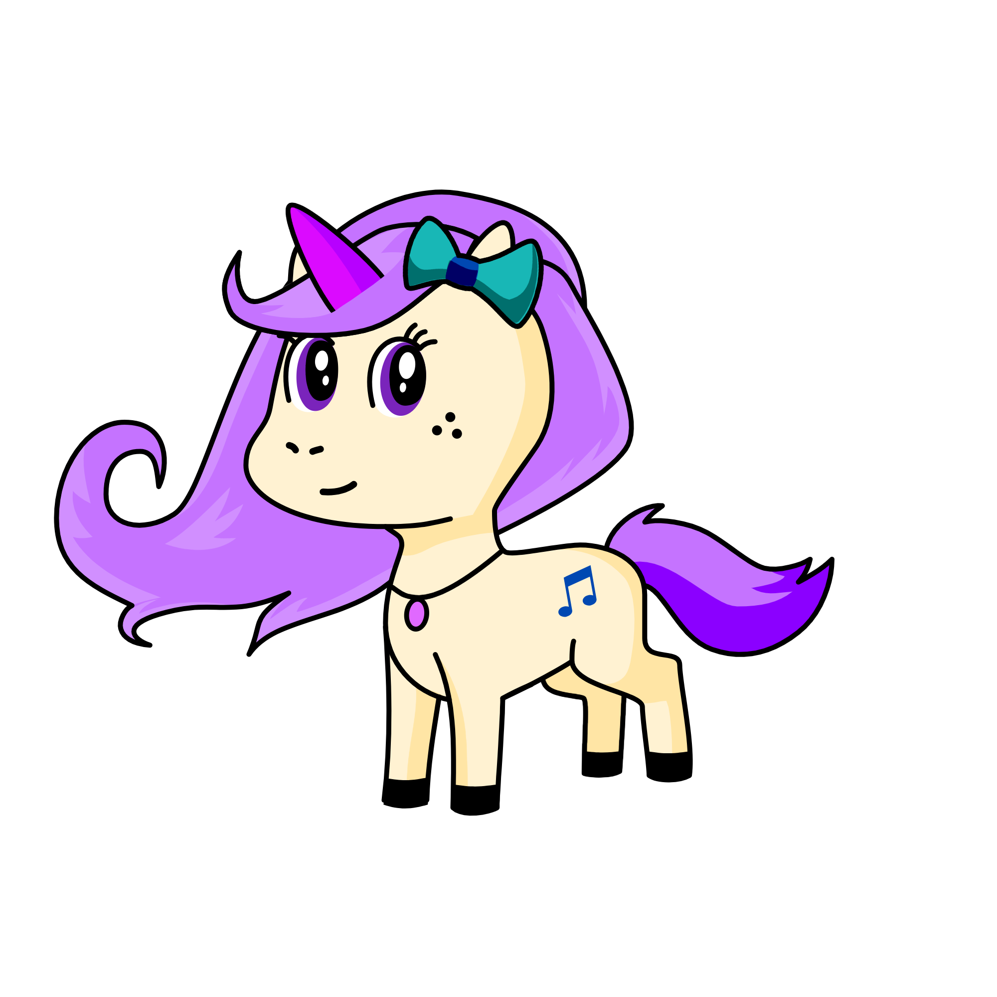 Princess Beauty, the unicorn