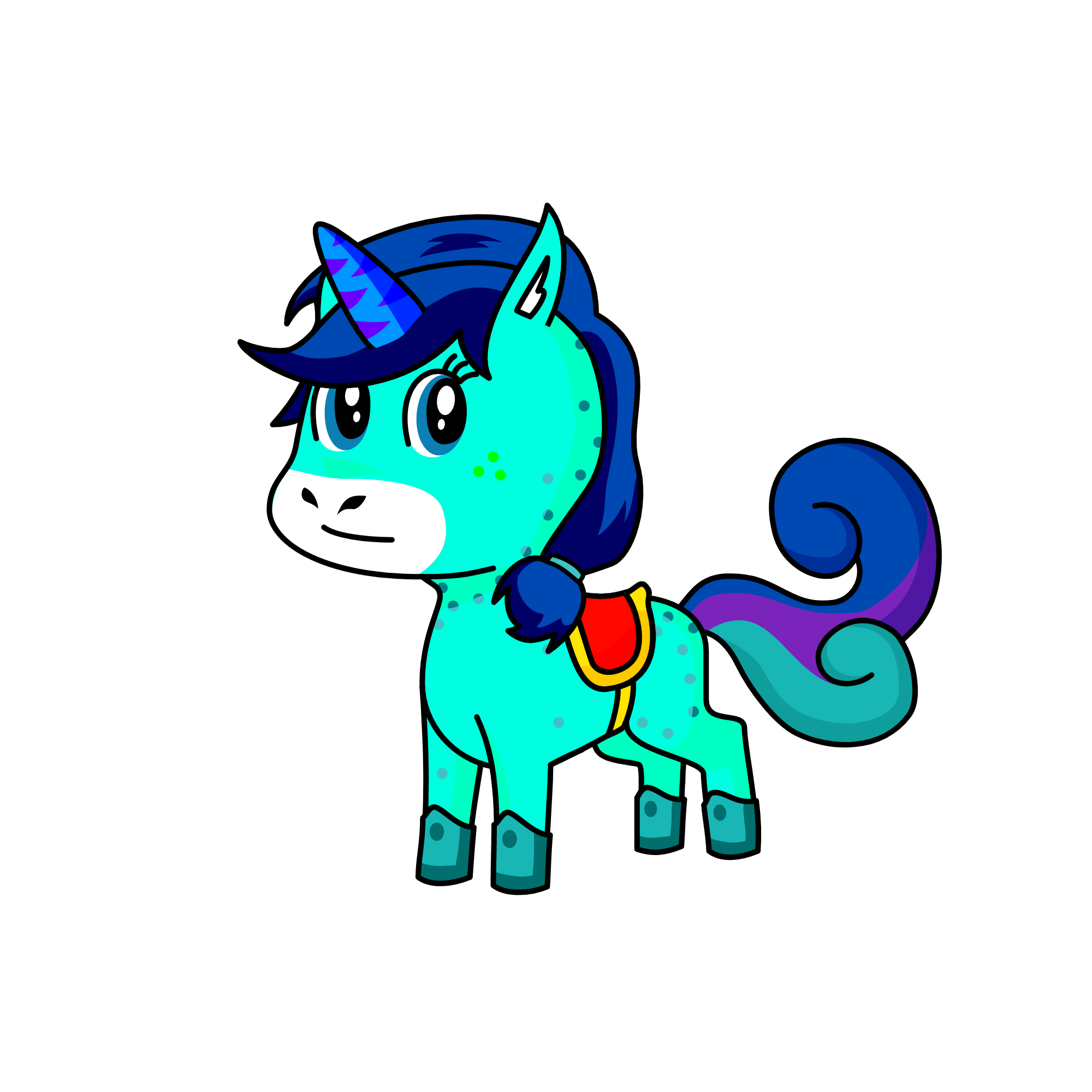 Midnight, the unicorn