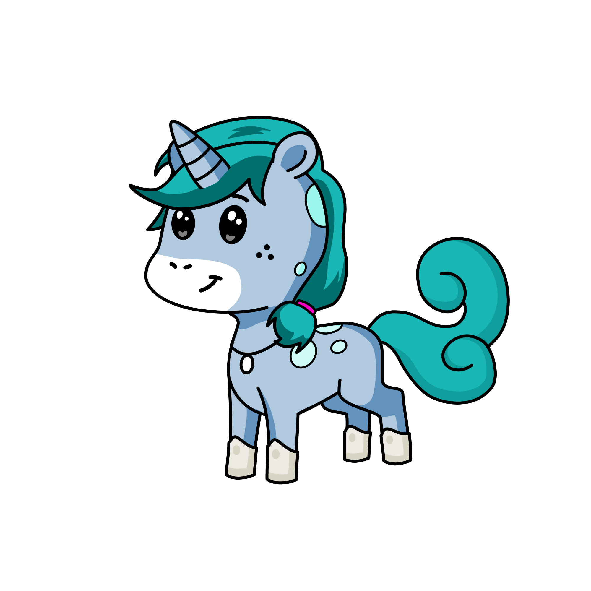 BlueBerry Boi, the unicorn