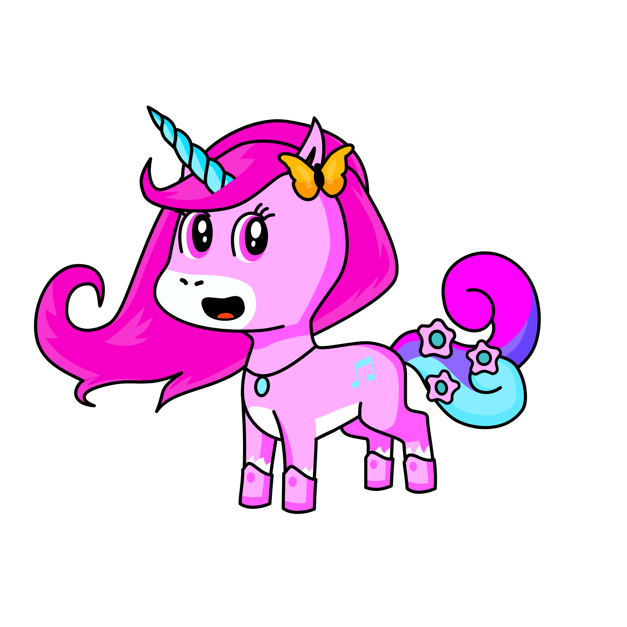 Lilly, the unicorn