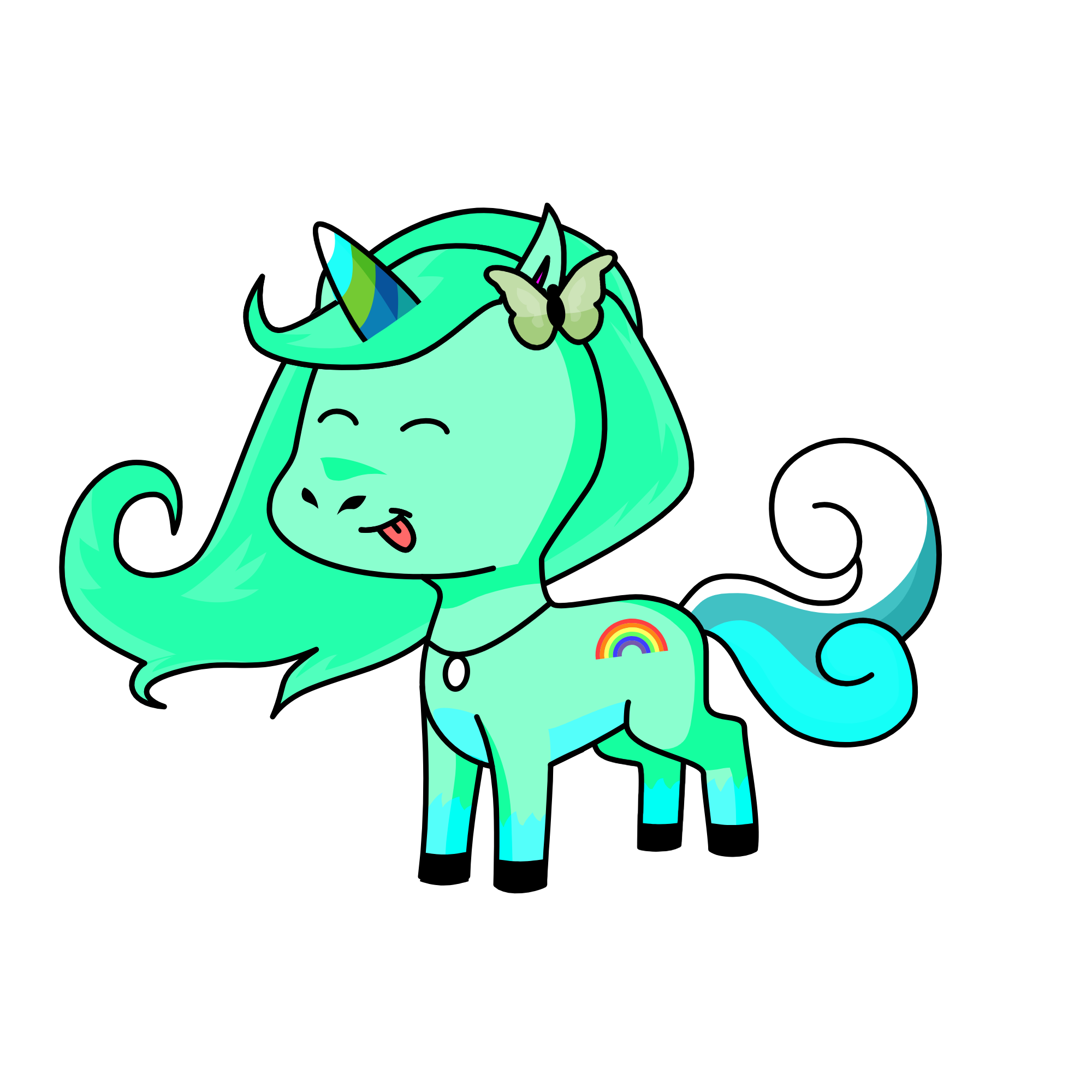 CrystalClear, the unicorn