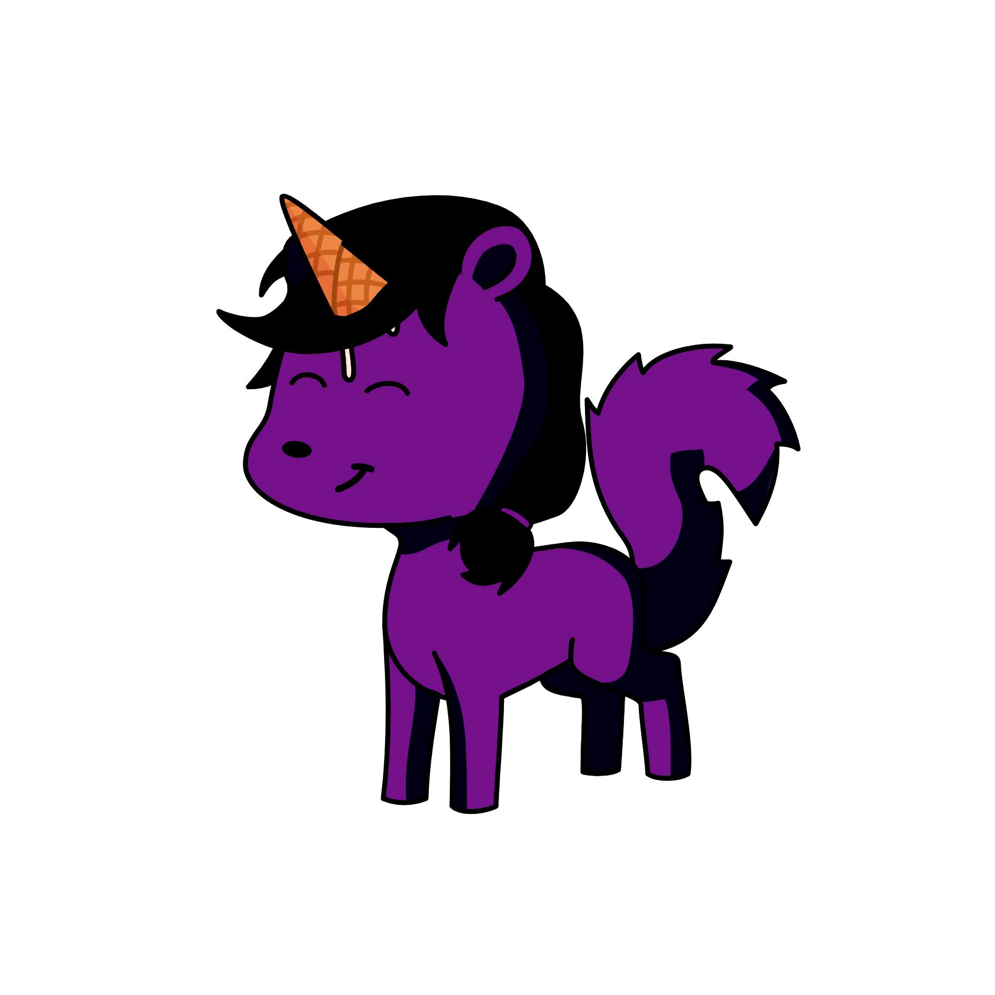 Dream dog, the unicorn