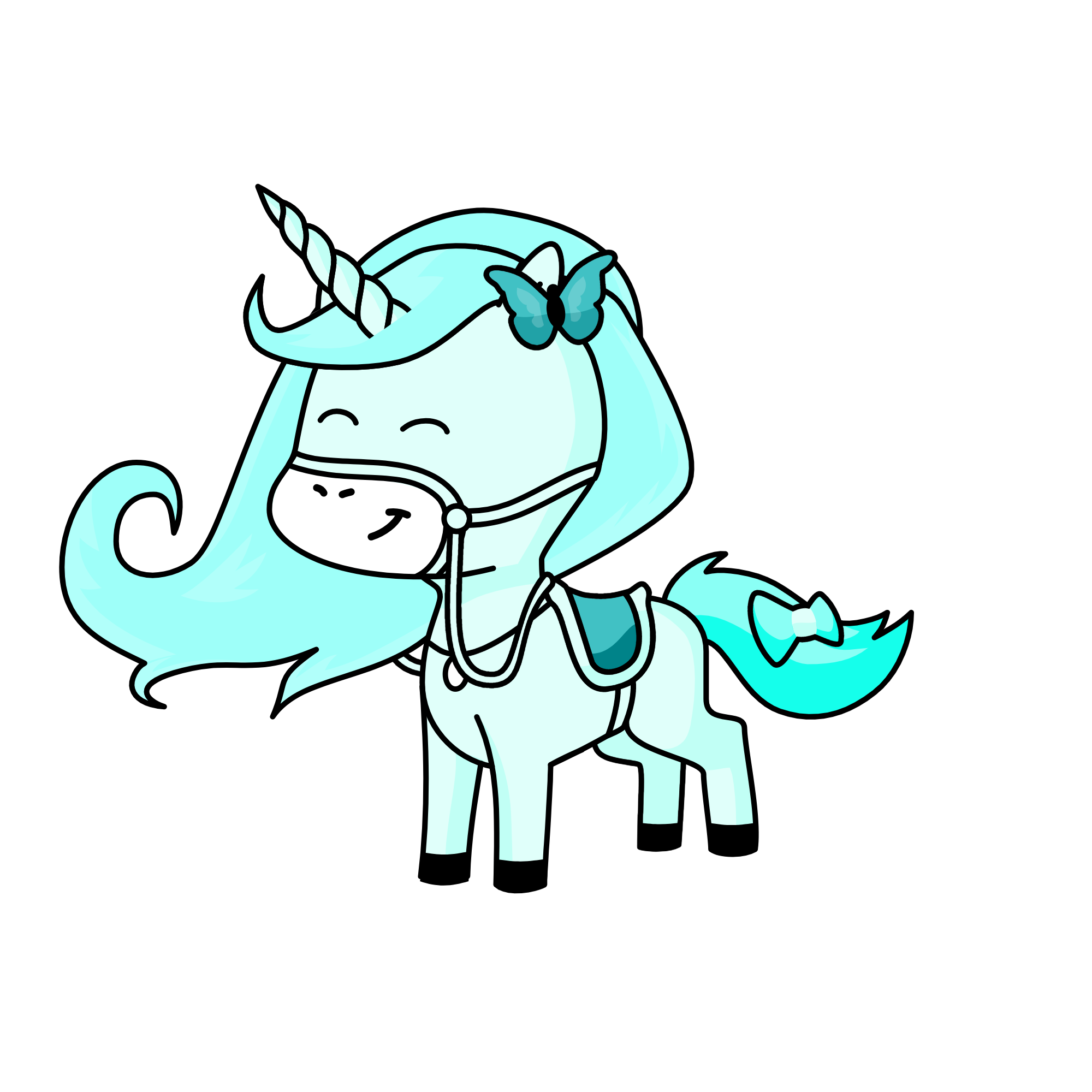 Snow the Winter Unicorn, the unicorn