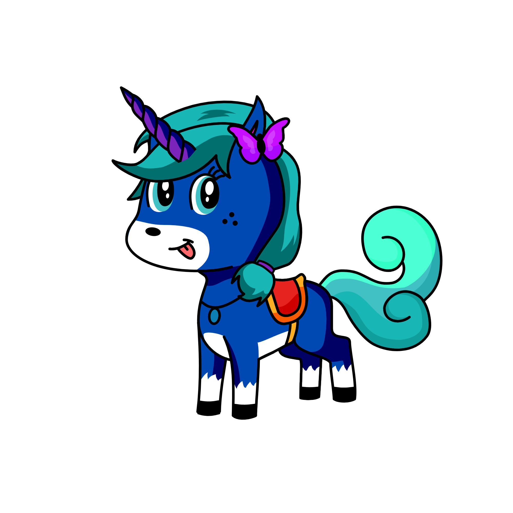 Midnight, the unicorn