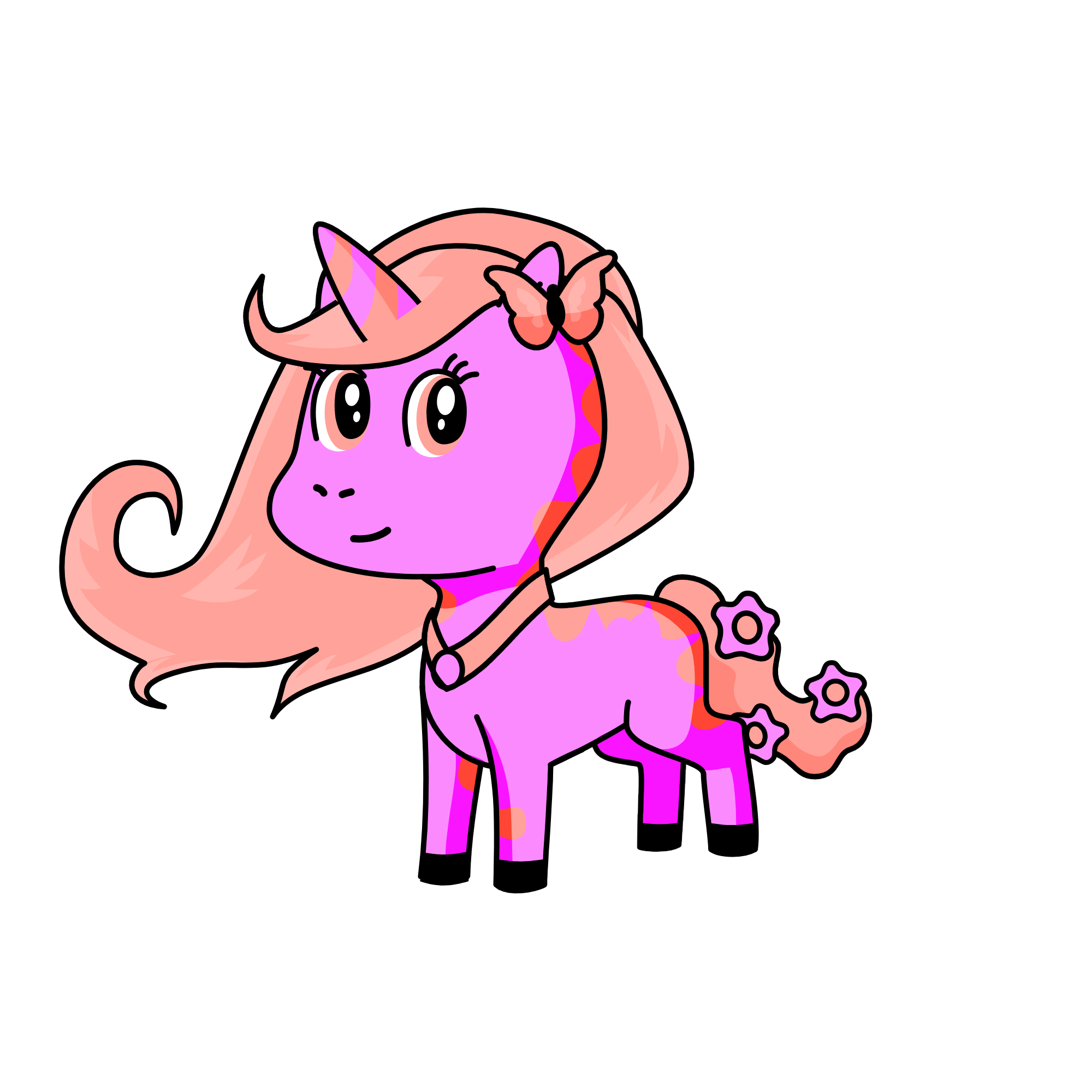 Princess Pink Lollipop, the unicorn
