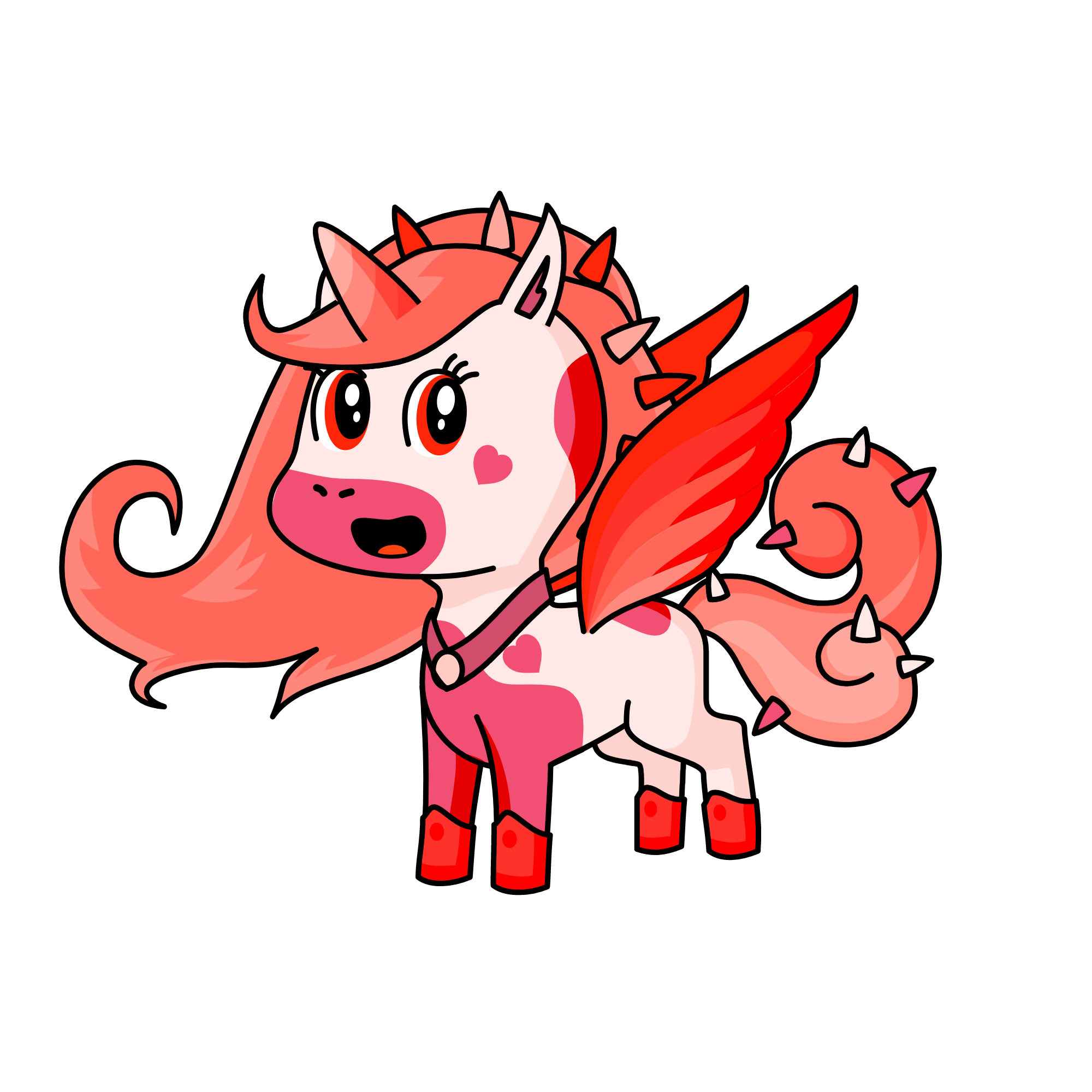 50 Shades Of Pink, the unicorn