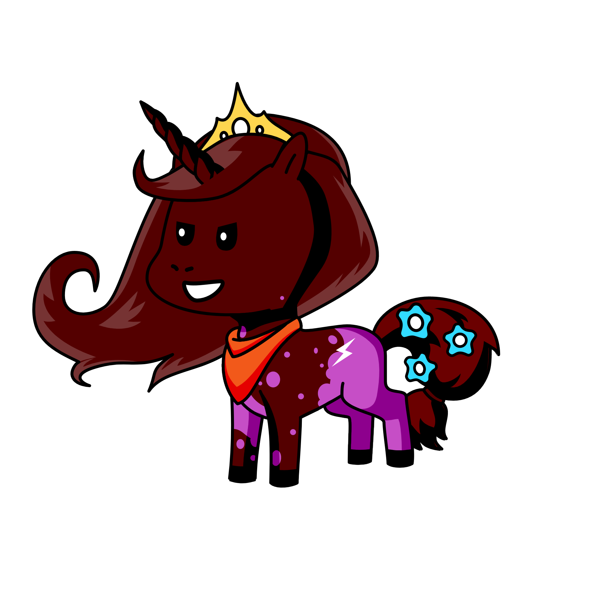 princess ziani, the unicorn