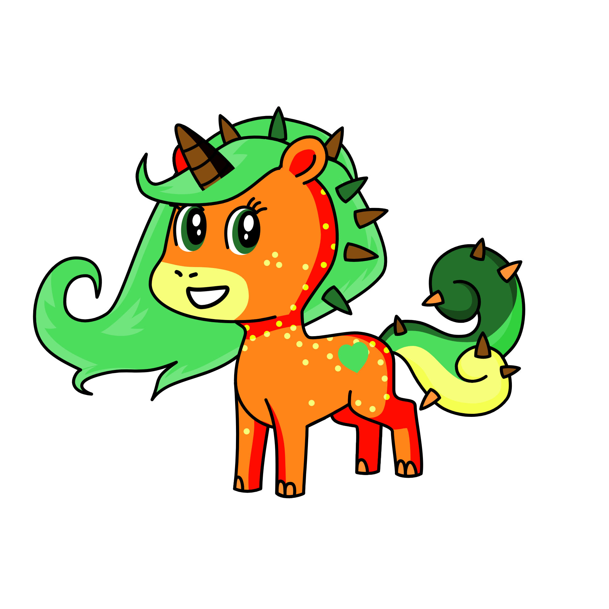 Pumpkin, the unicorn