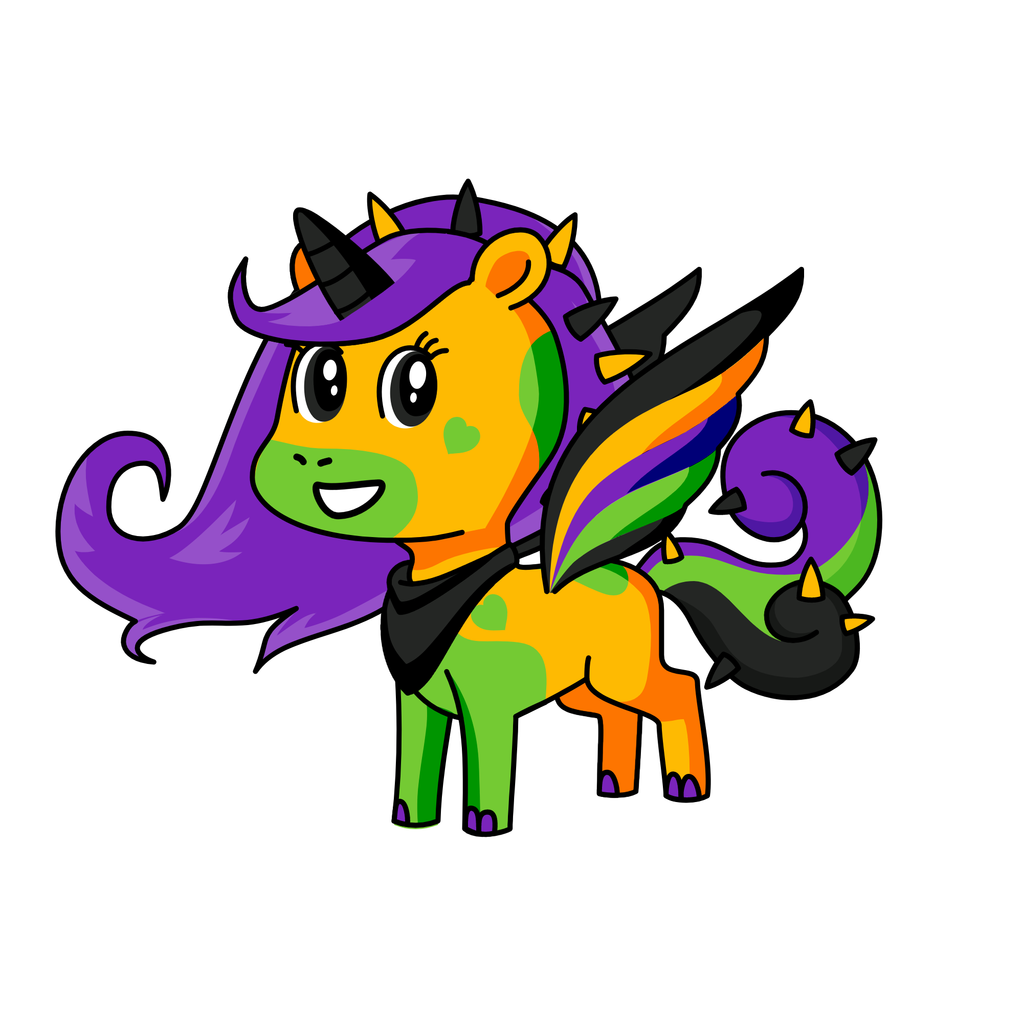 Halloween, the unicorn