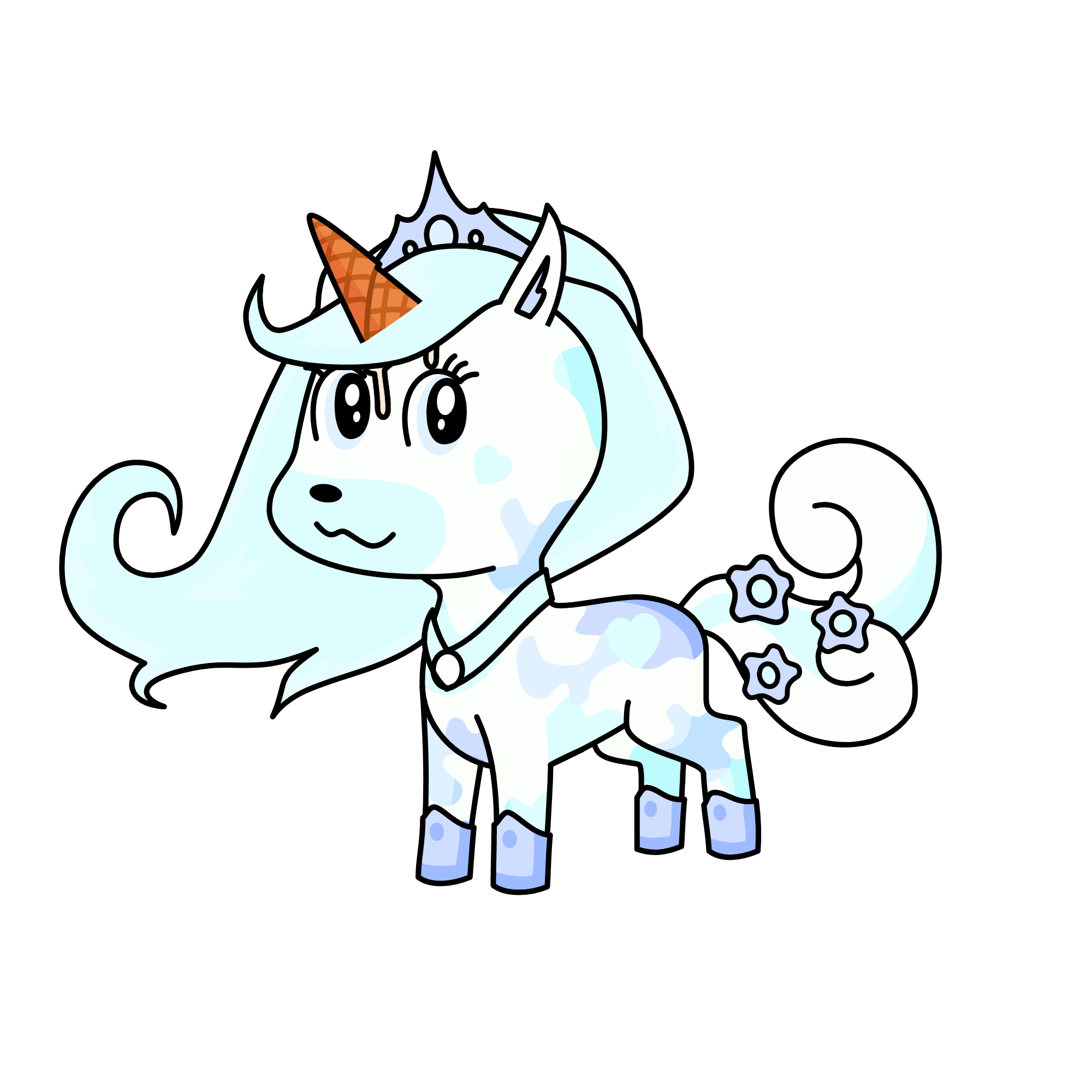 Nieve, the unicorn