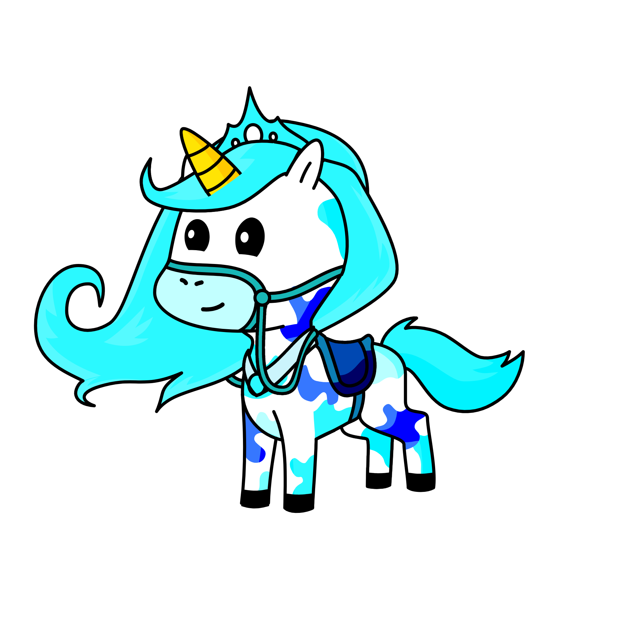 snowy, the unicorn
