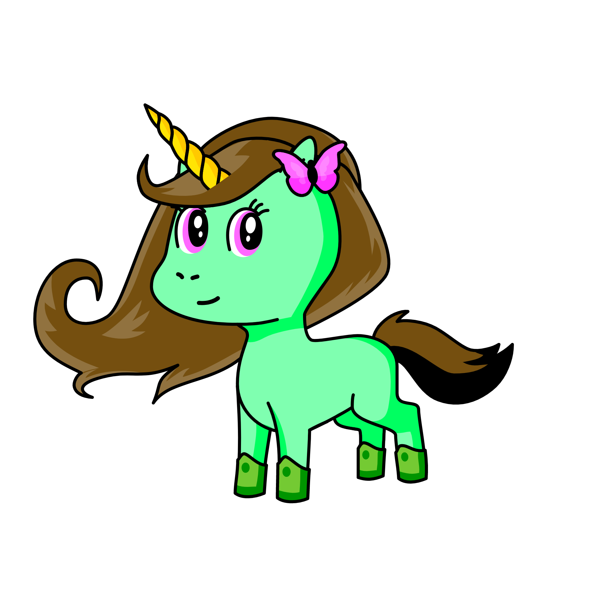 Spring, the unicorn