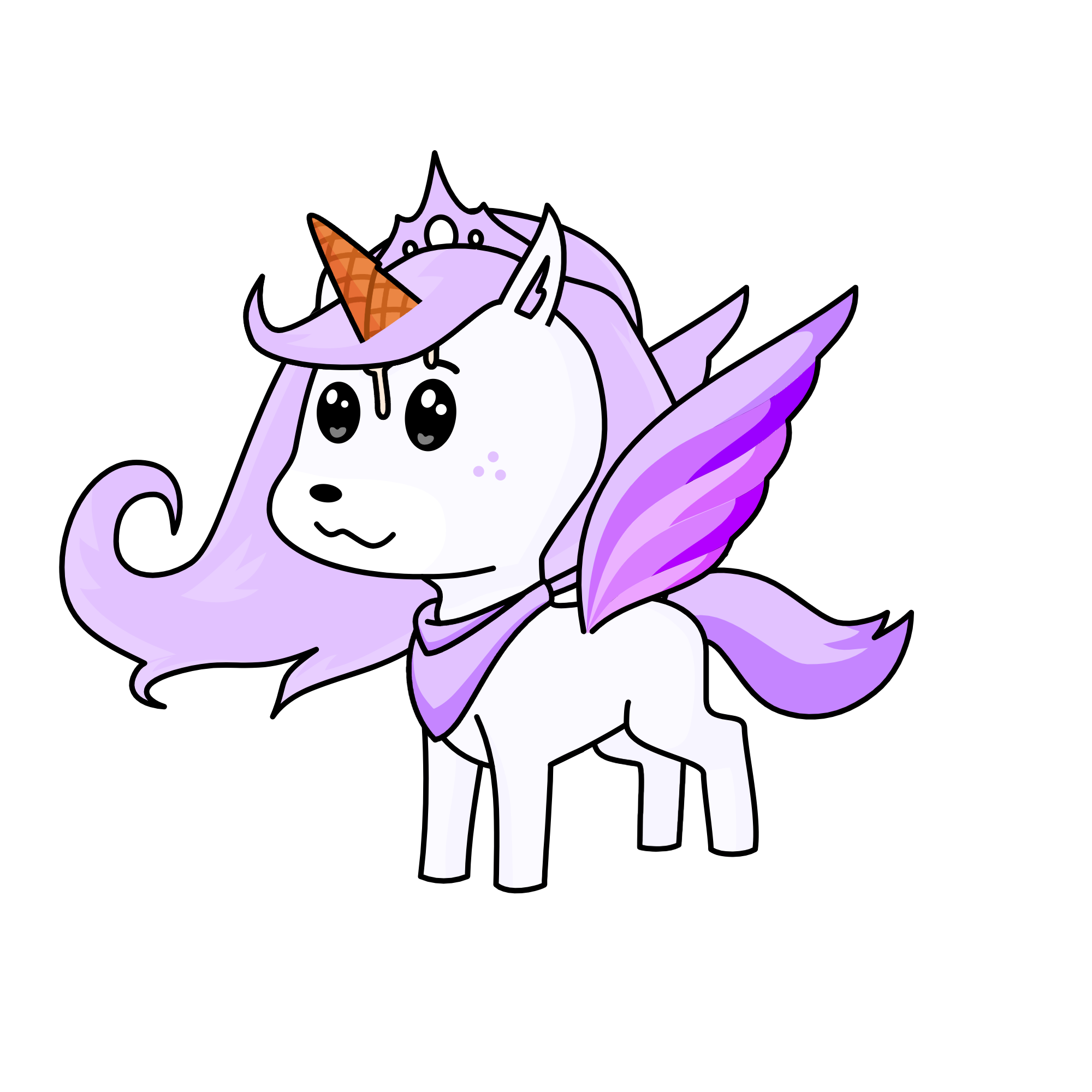 Vanilla, the unicorn