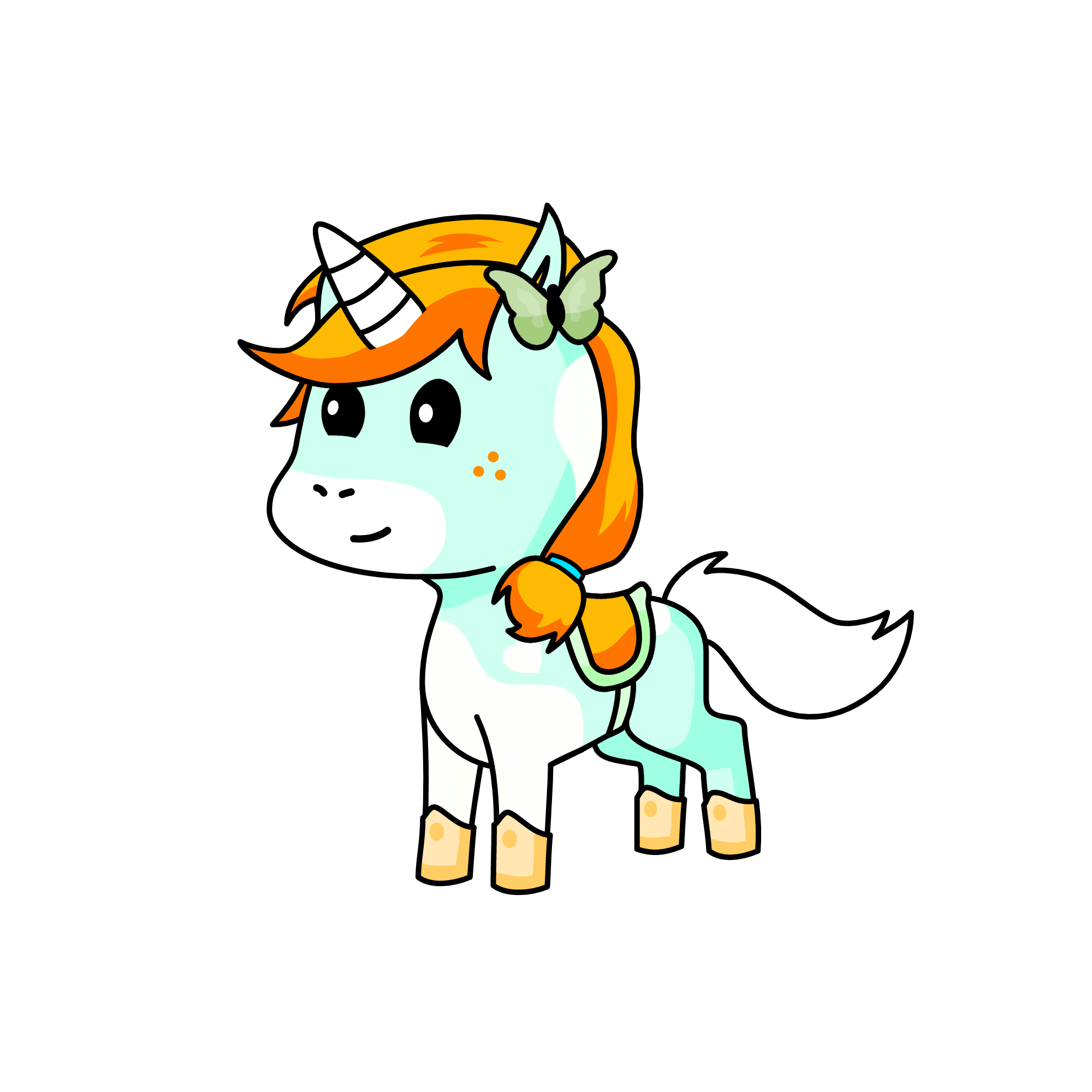 butterfly sun, the unicorn