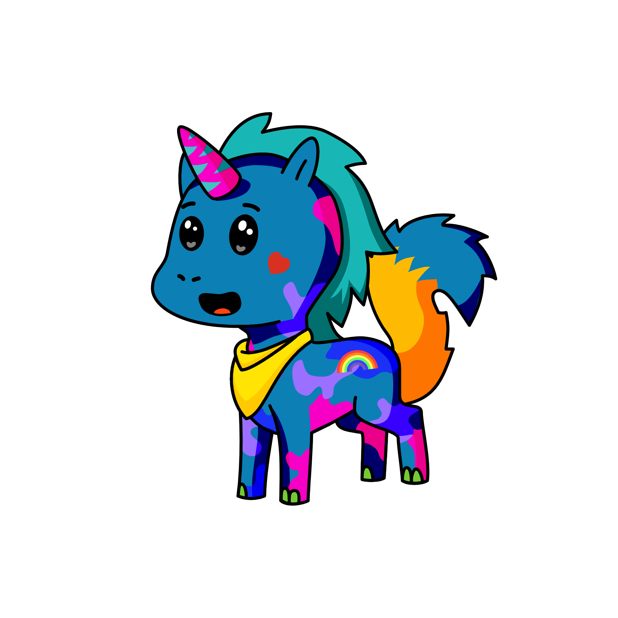 Sparkle Butt, the unicorn