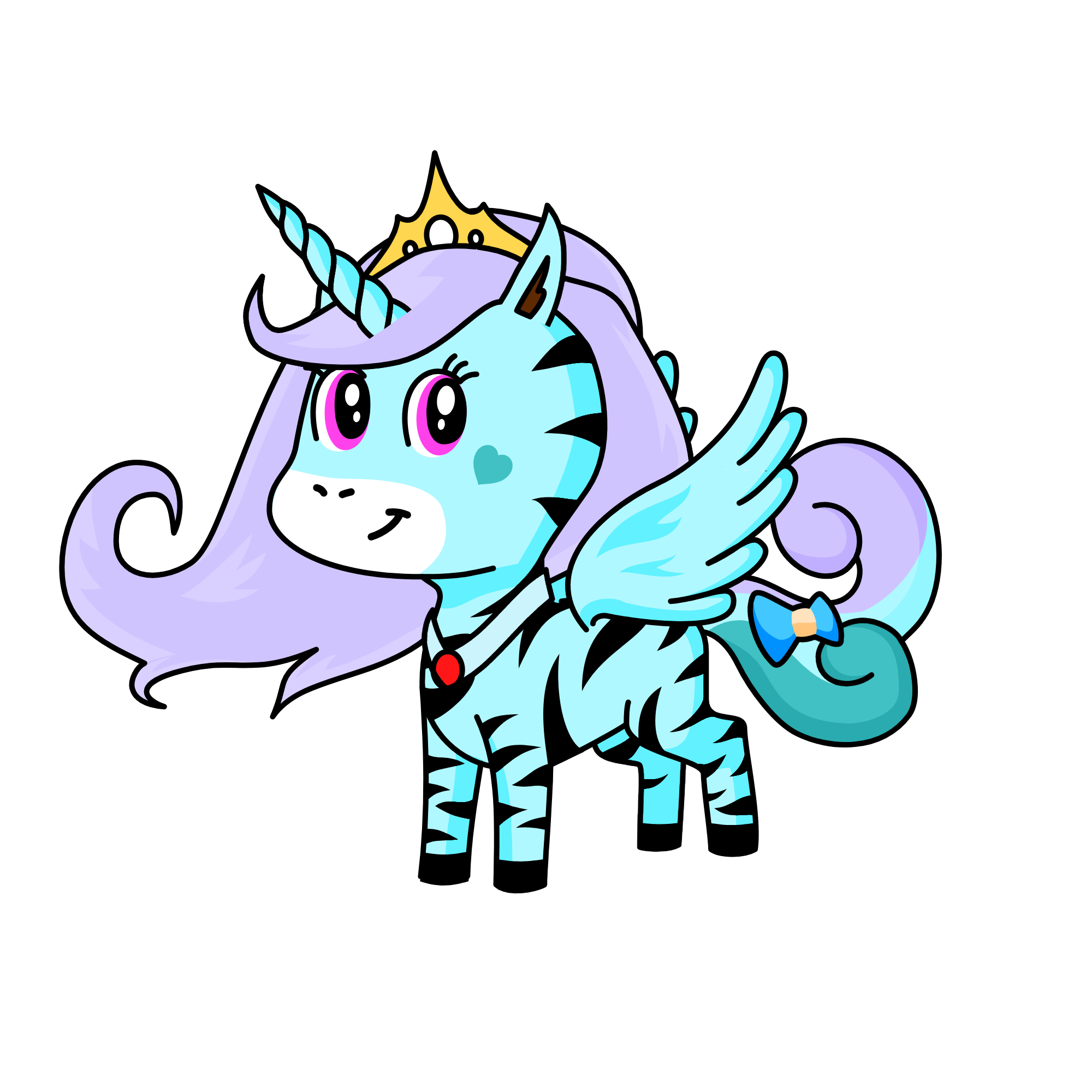 Queen Skylor (She's a Skylore, a type of unicorn), the unicorn