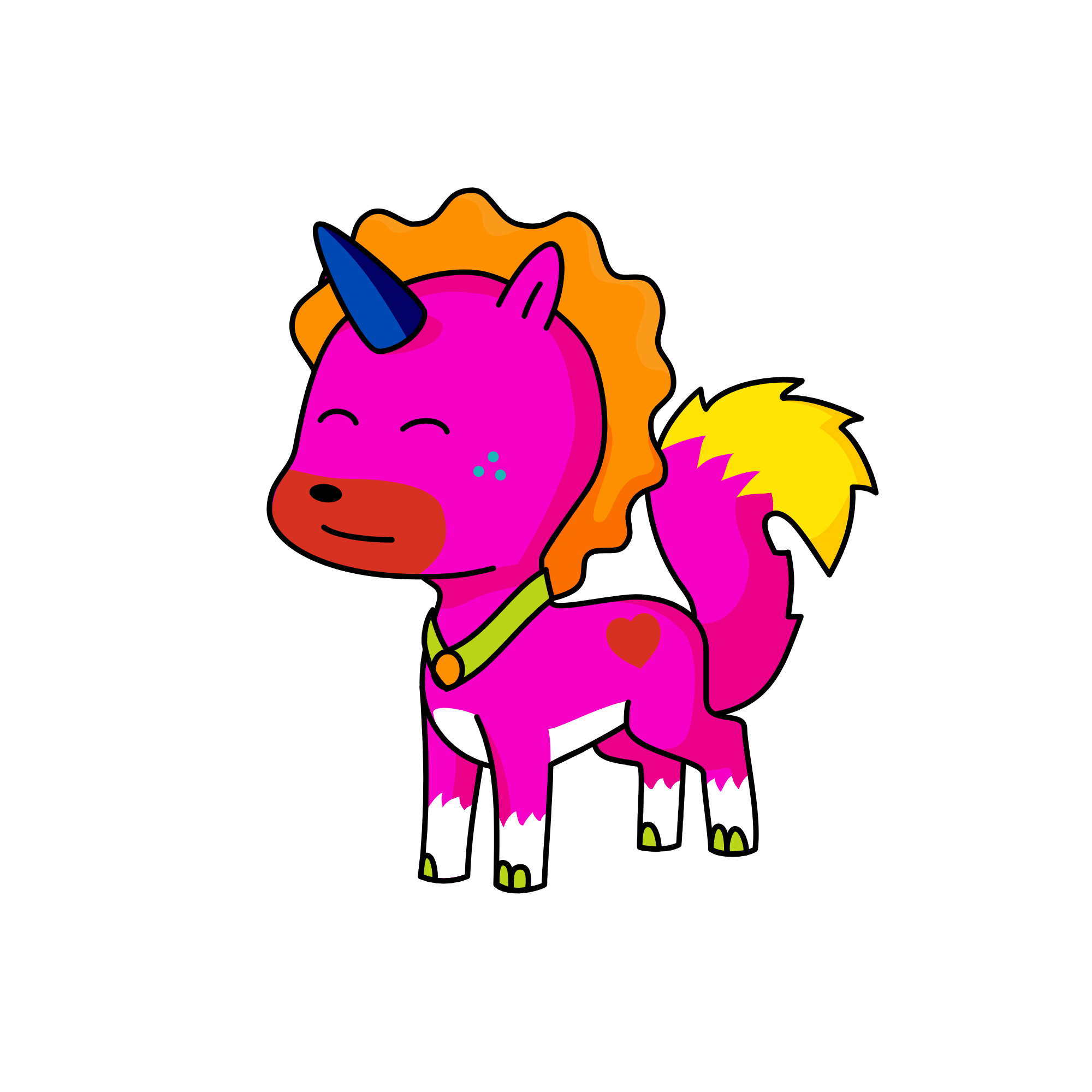 Bushless, the unicorn