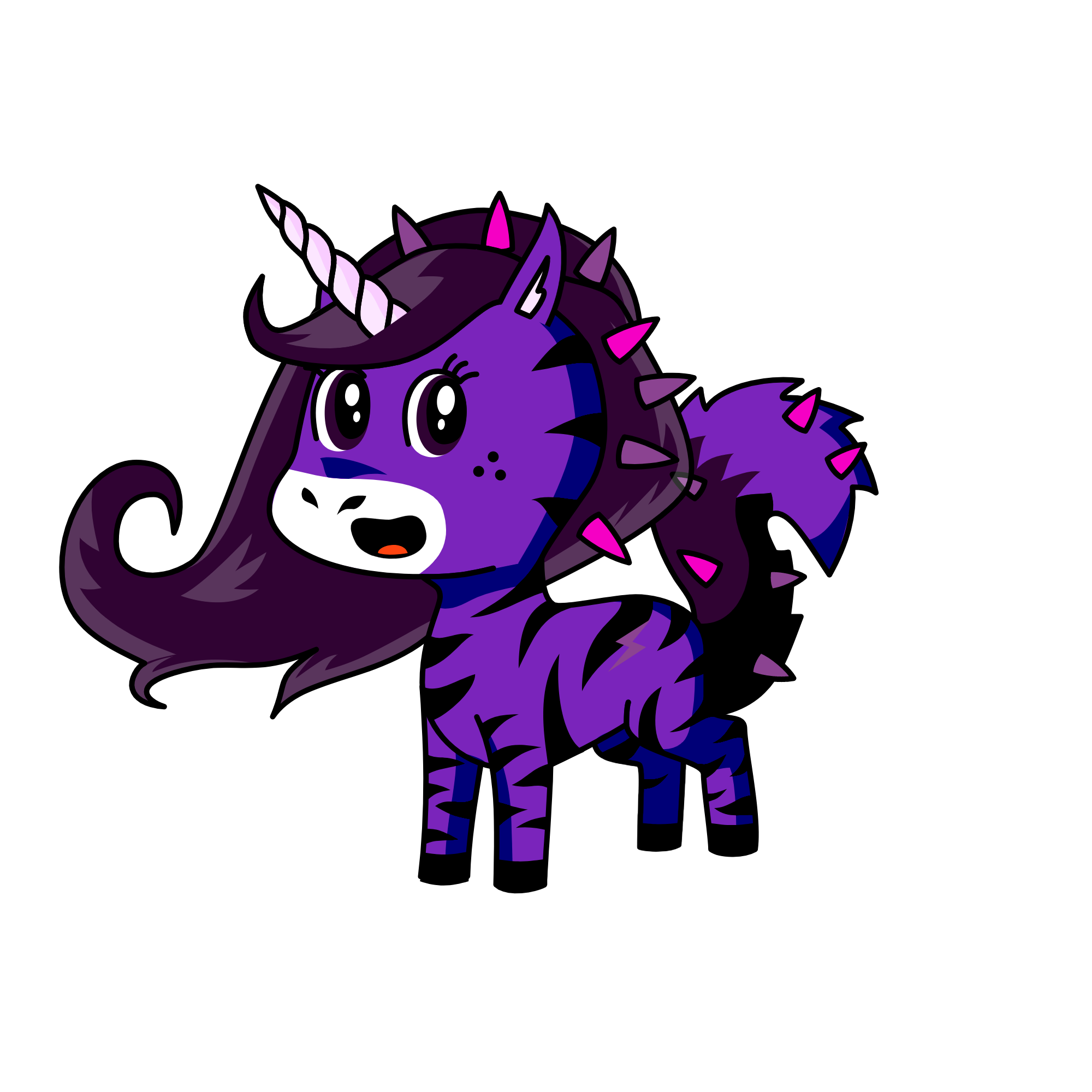 Moonlight, the unicorn