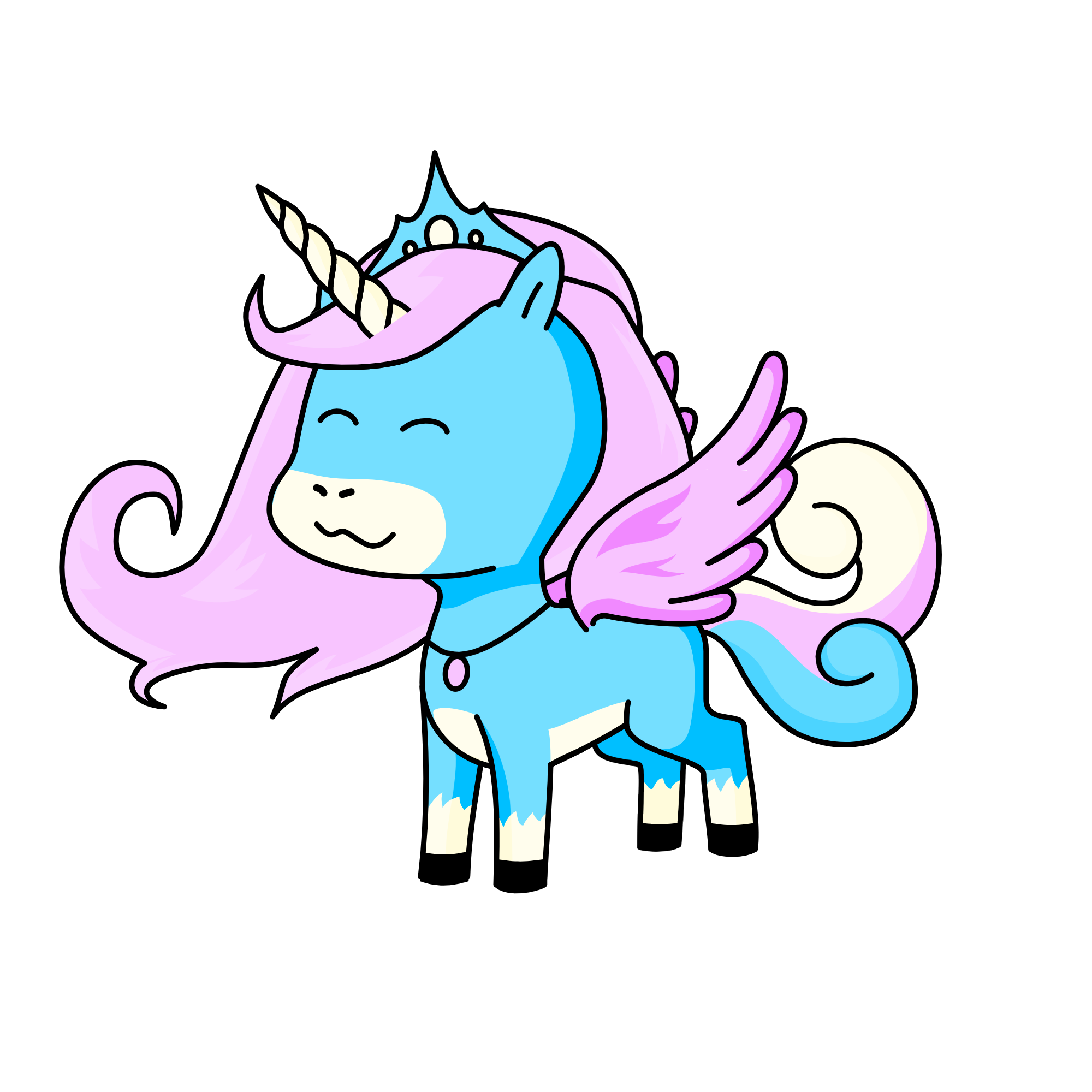 Cotton Candy, the unicorn