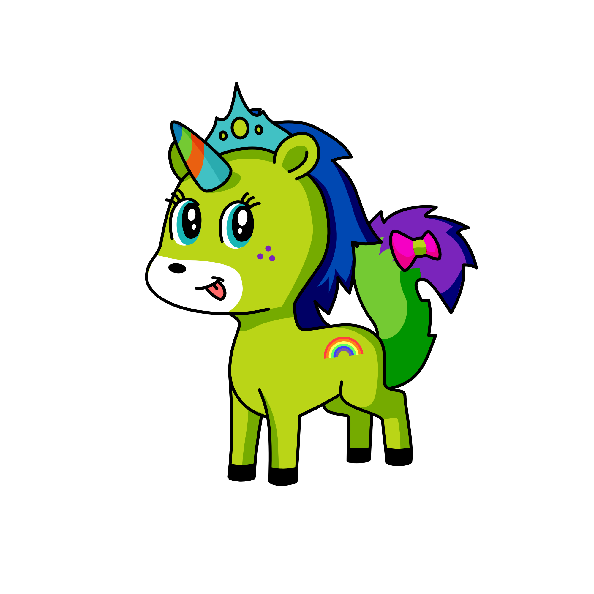 THE GRINCH, the unicorn