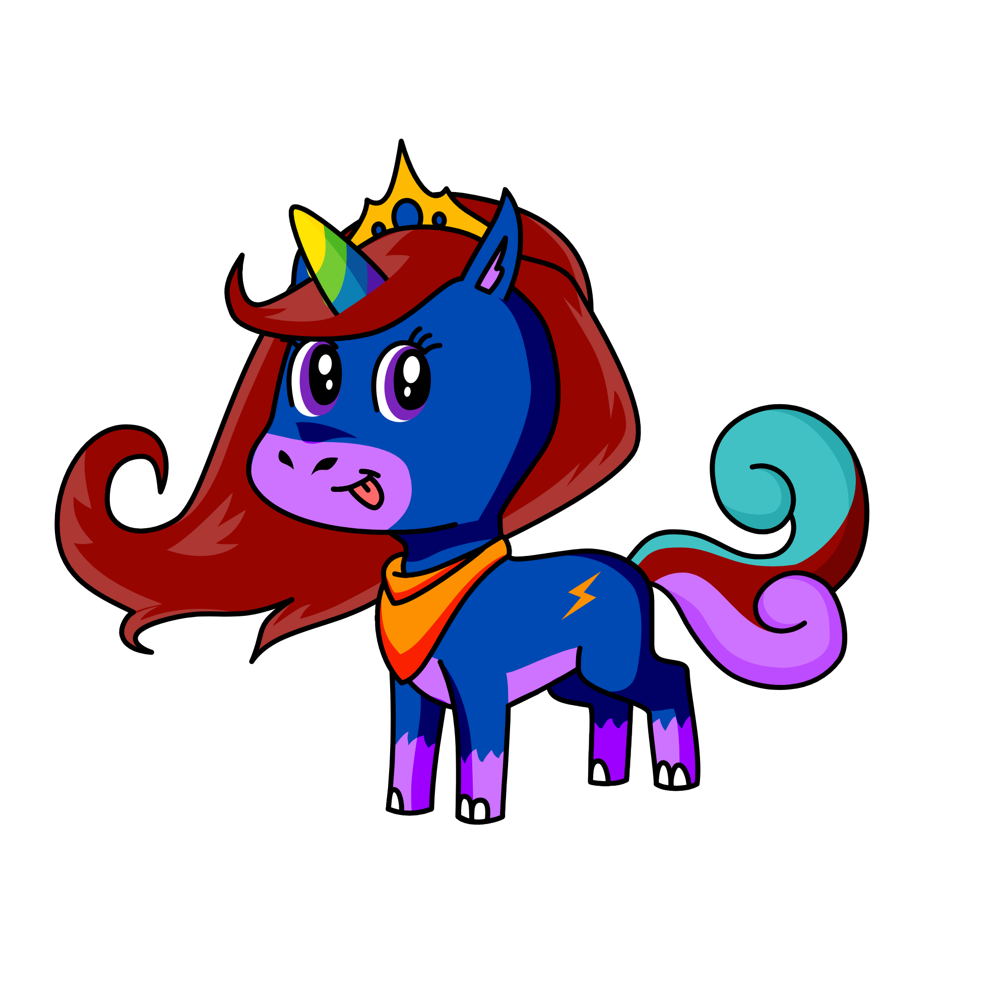 amber, the unicorn