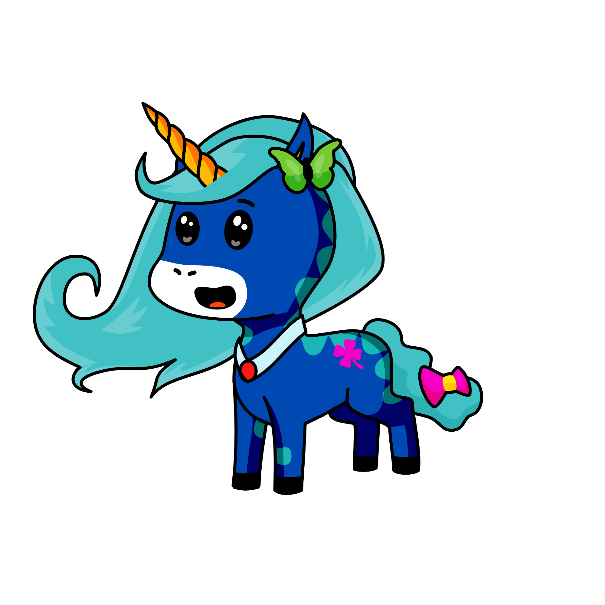 rainbow, the unicorn
