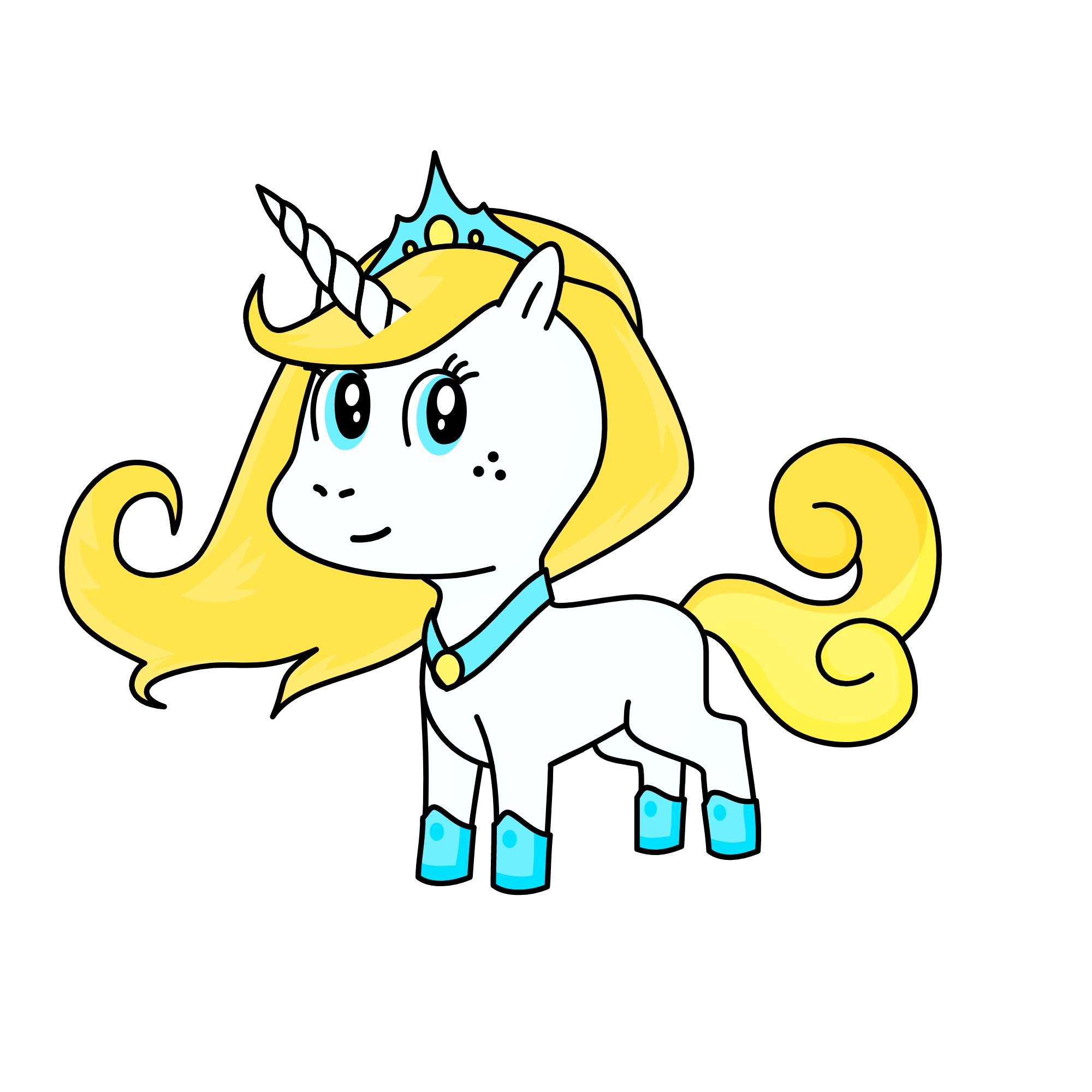 princess, the unicorn