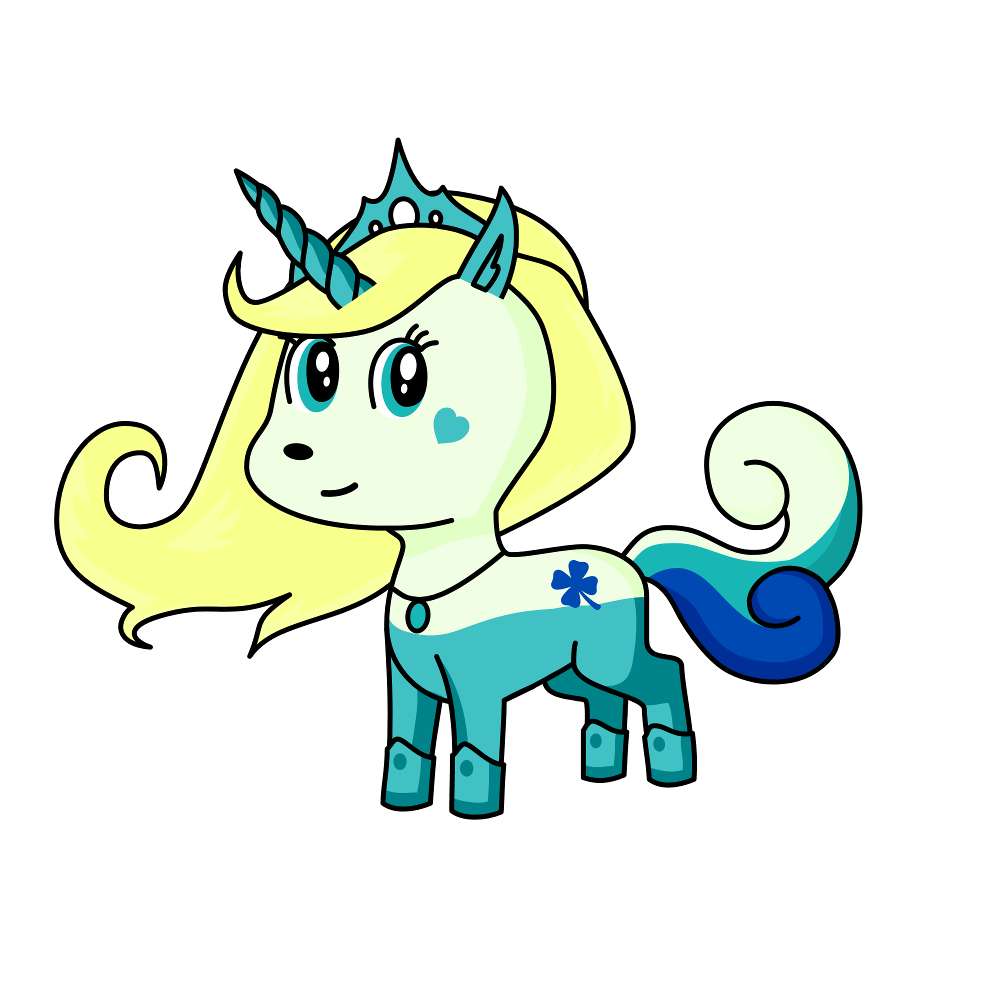 princess elsa, the unicorn