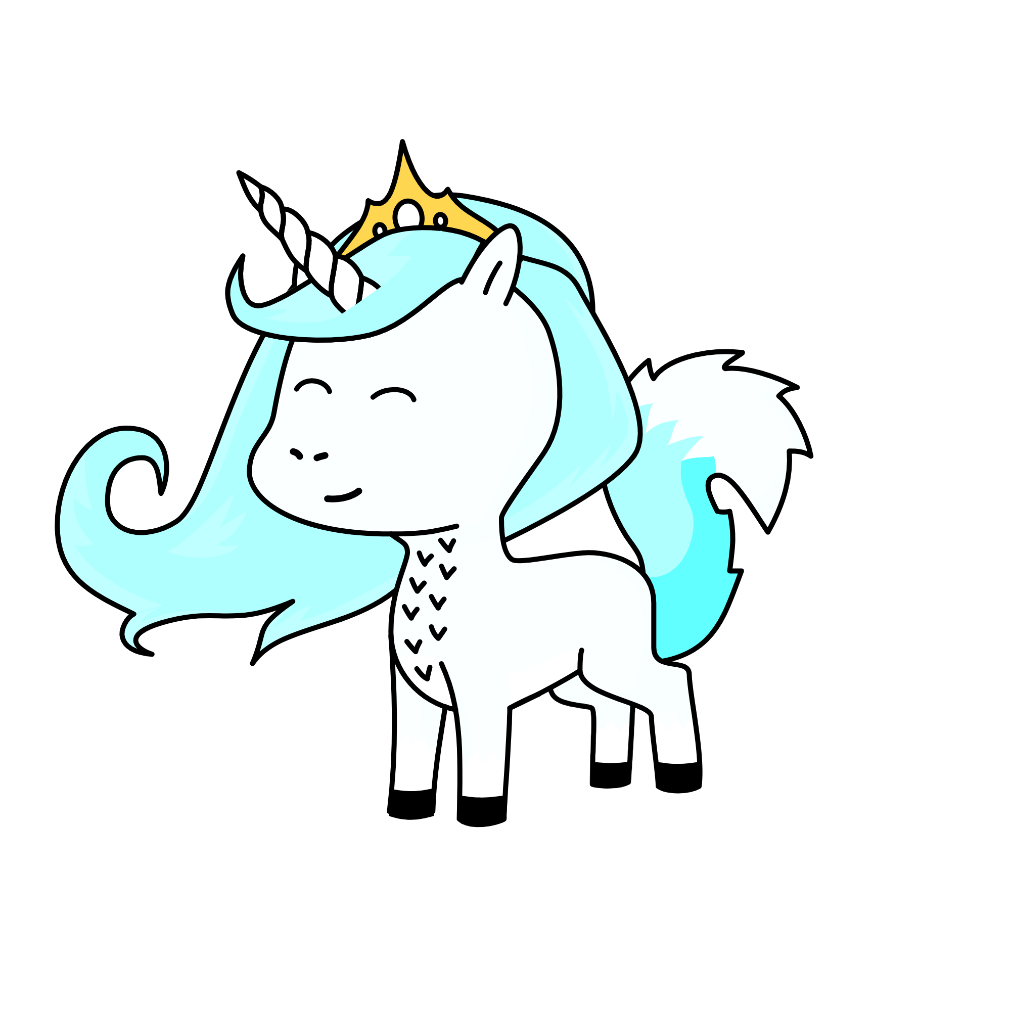 snow flake, the unicorn